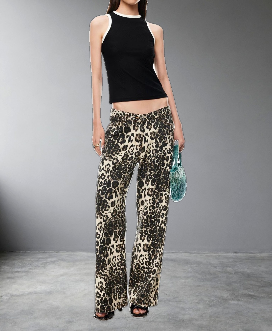 REBELS JEAN - LEOPARD