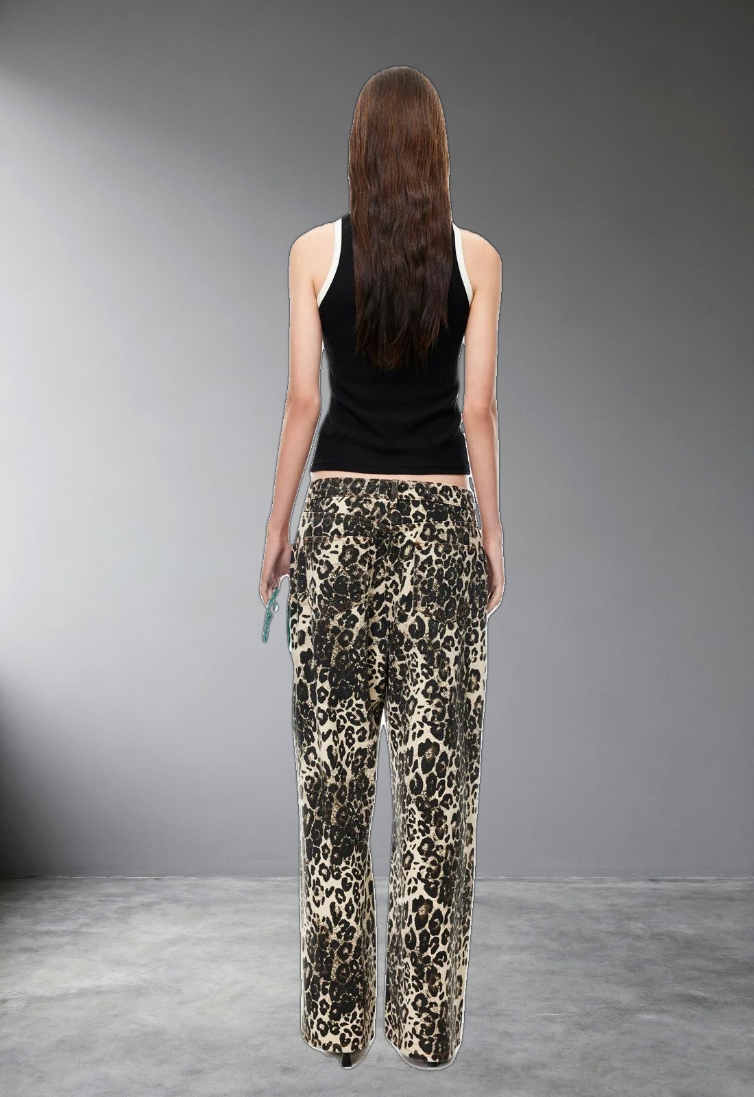 REBELS JEAN - LEOPARD