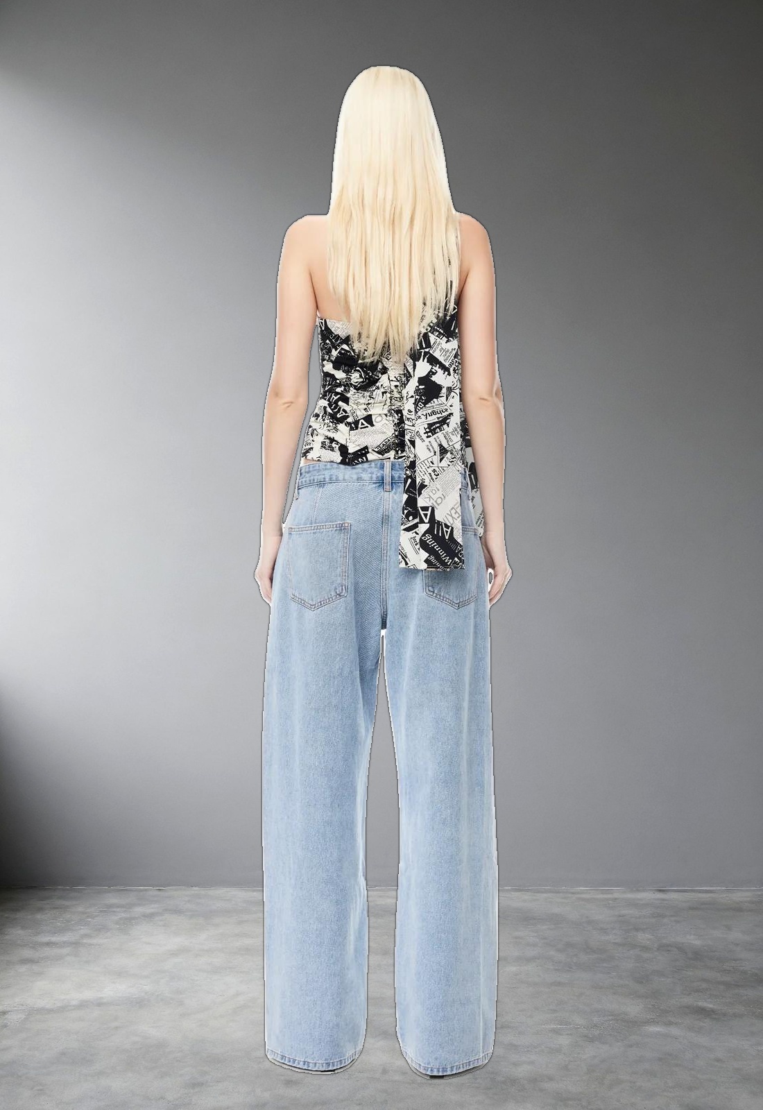 ISLAND BODICE - NEWSPAPER