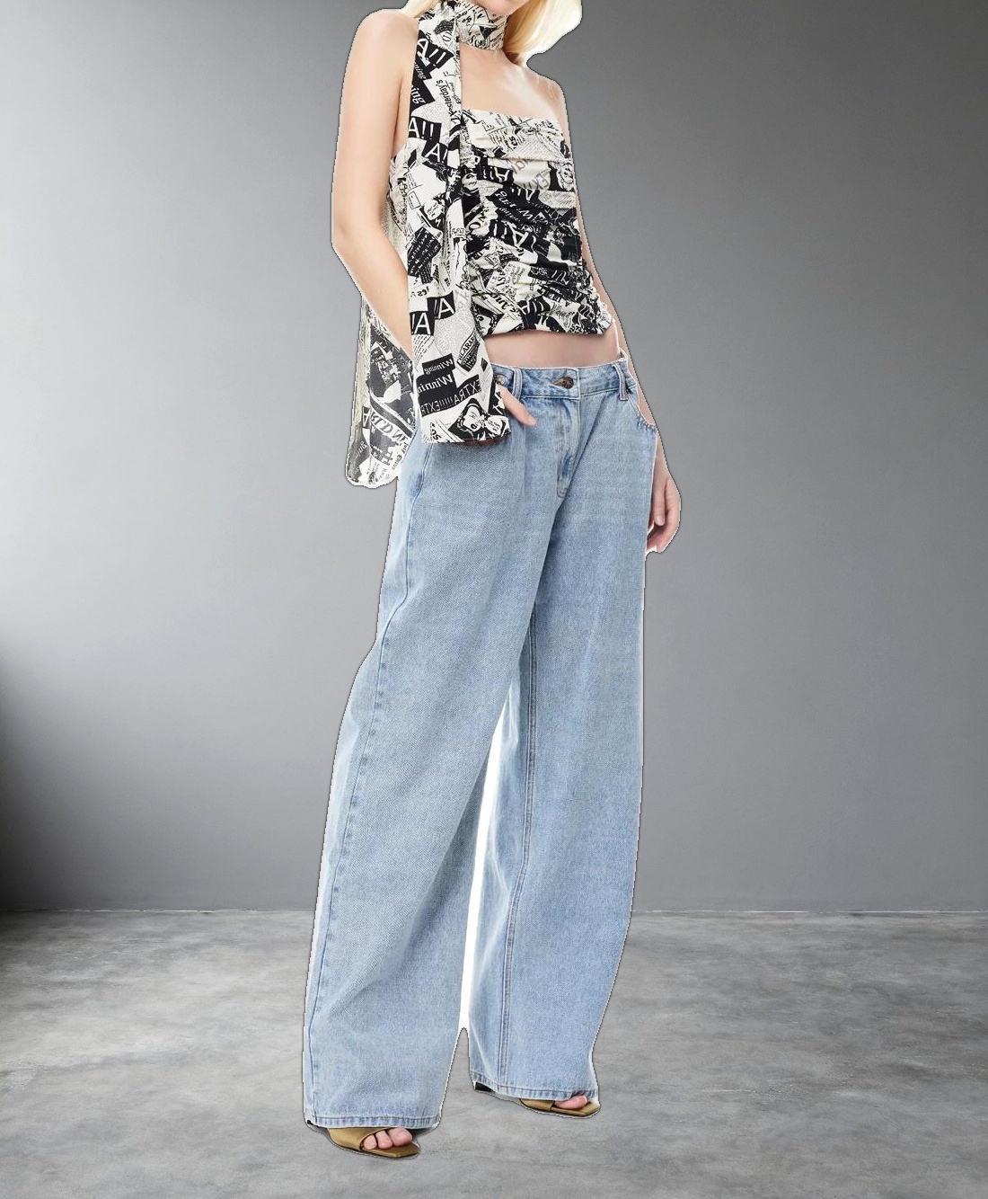 ISLAND BODICE - NEWSPAPER