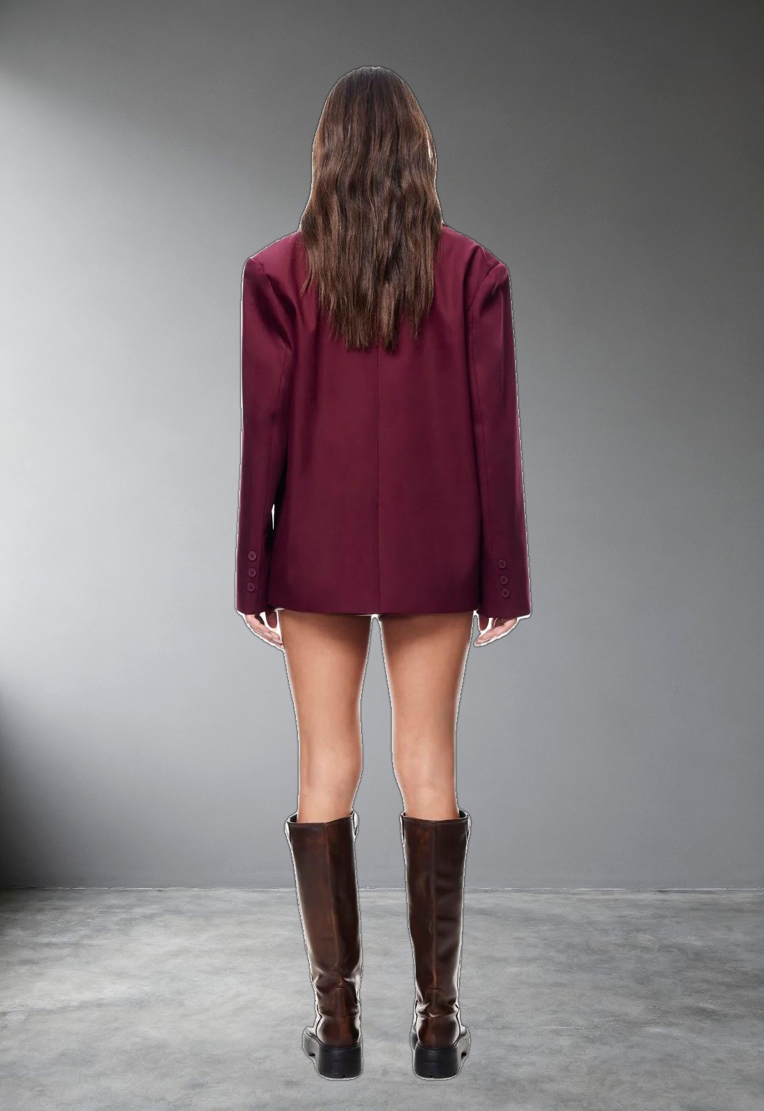 CHLOE BLAZER  - WINE