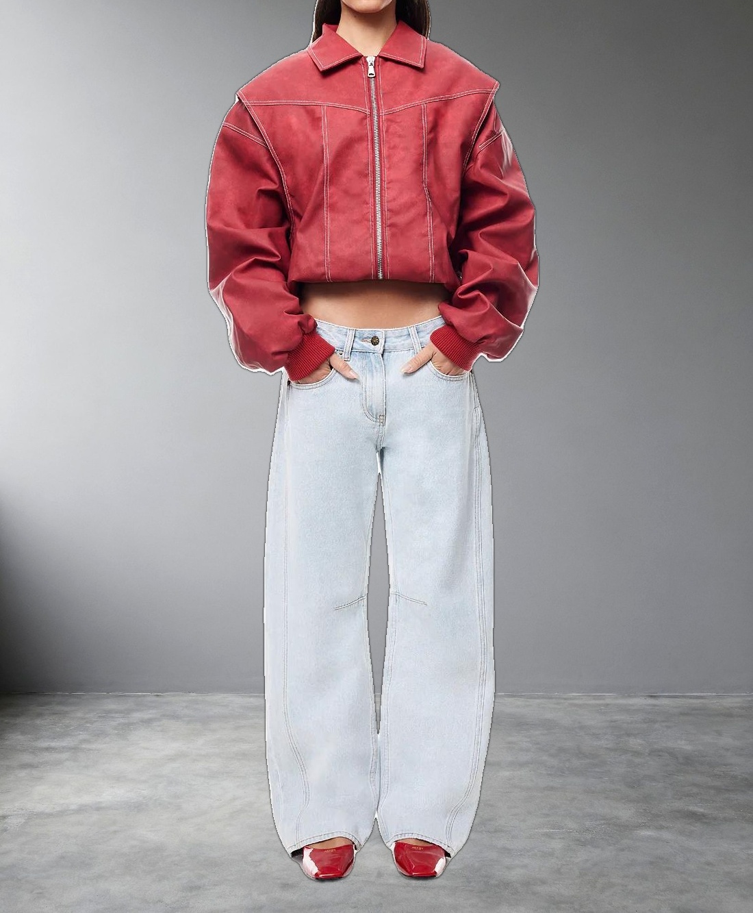 VISTA BOMBER - CRIMSON