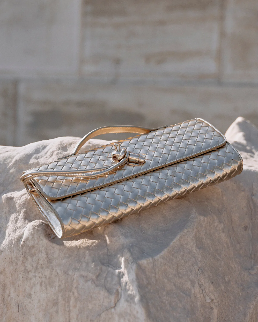 ALICE CLUTCH BAG - GOLD METALLIC