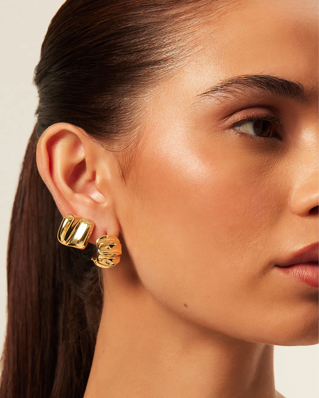 MIRIAM 2 PACK EARRINGS - GOLD PLATED 18K