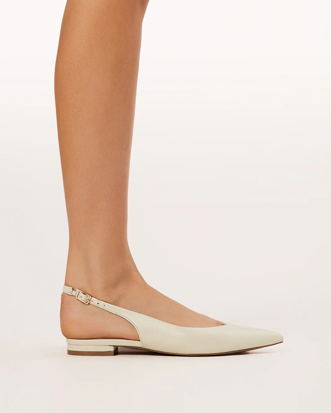 MALANI - BONE SAFFIANO SHINE