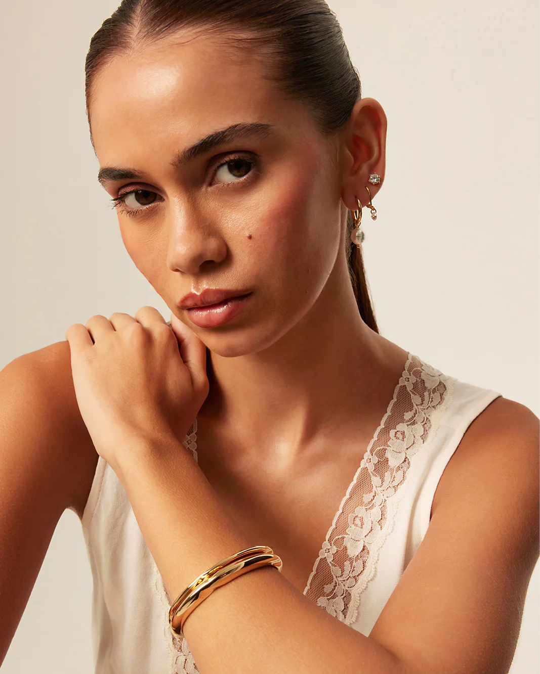 GABI BANGLE 2 PACK - GOLD