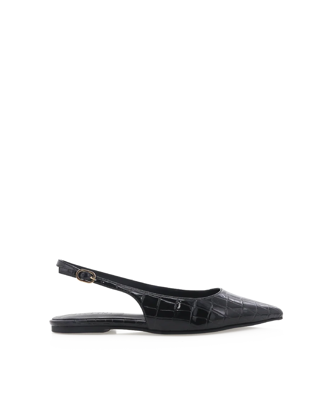 HENNA - BLACK PATENT CROC