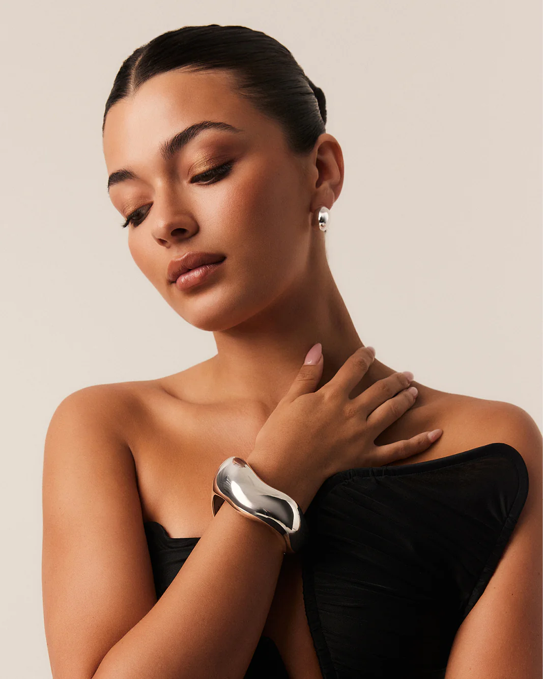 HALLIE BANGLE - STERLING SILVER