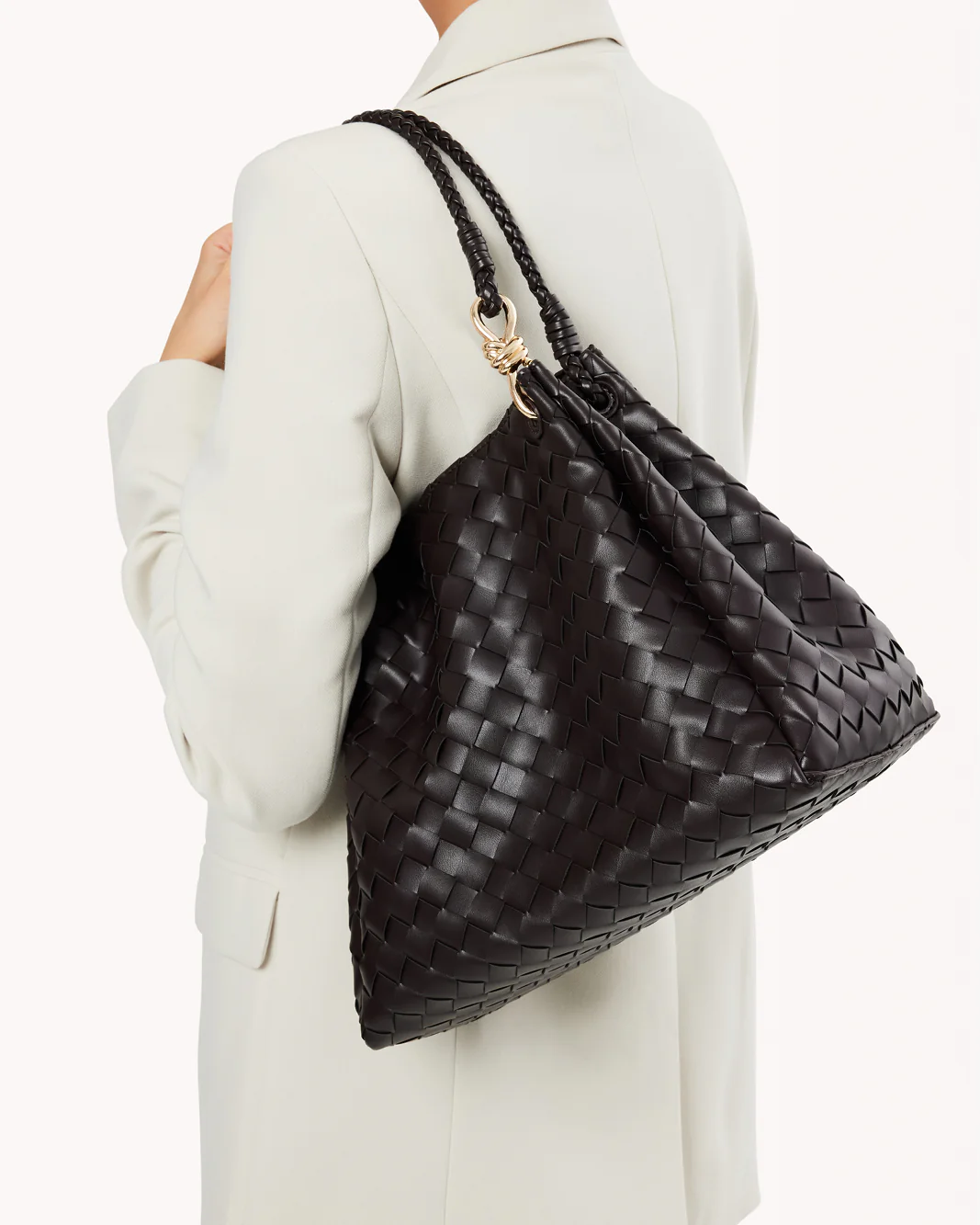 LENI SHOULDER BAG - DARK CACAO