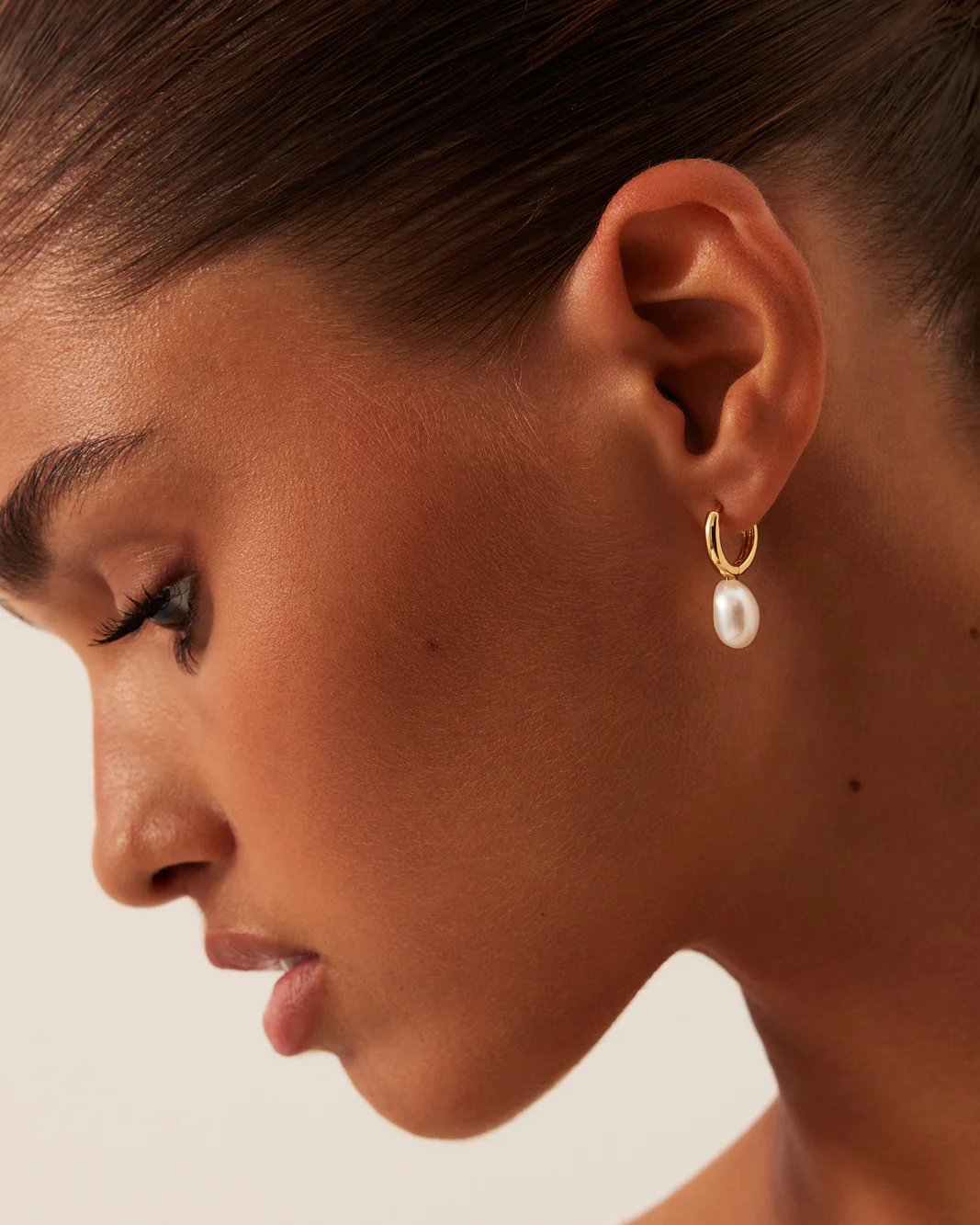 IVY EARRING 2 PACK - GOLD-PEARL