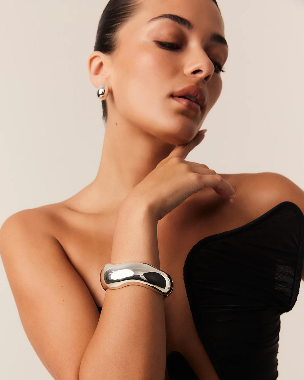 HALLIE BANGLE - STERLING SILVER