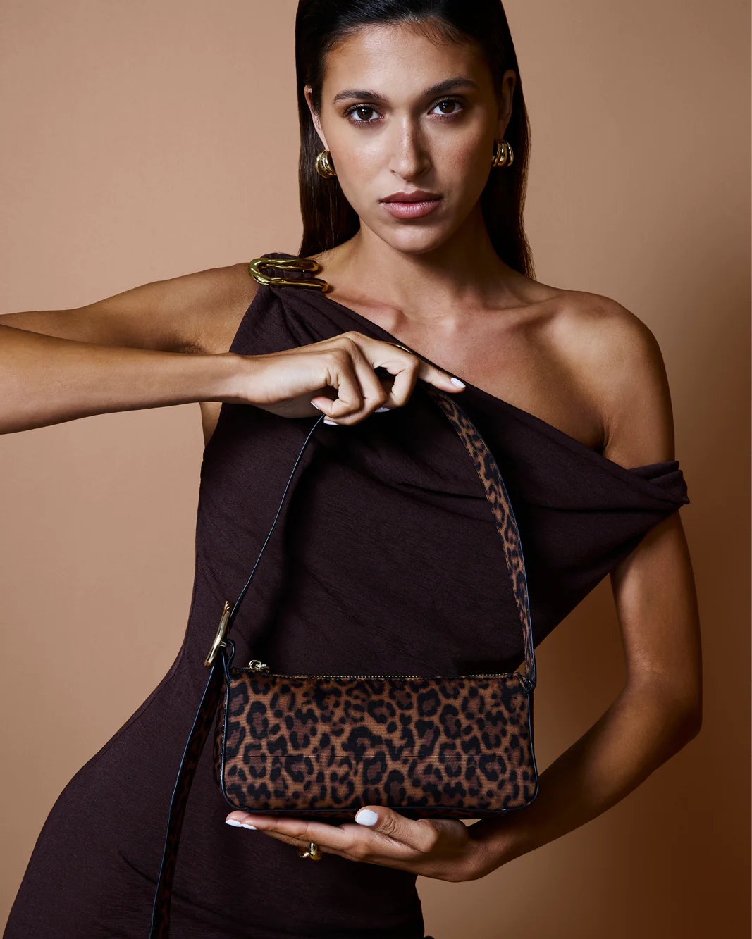 HAILEY SHOULDER BAG - LEOPARD