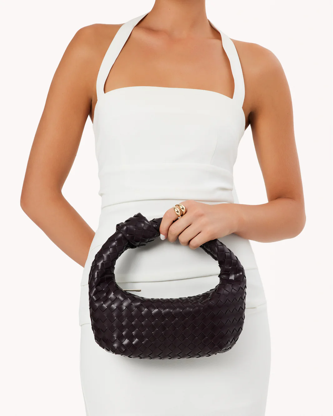 KERI HANDLE BAG - MERLOT