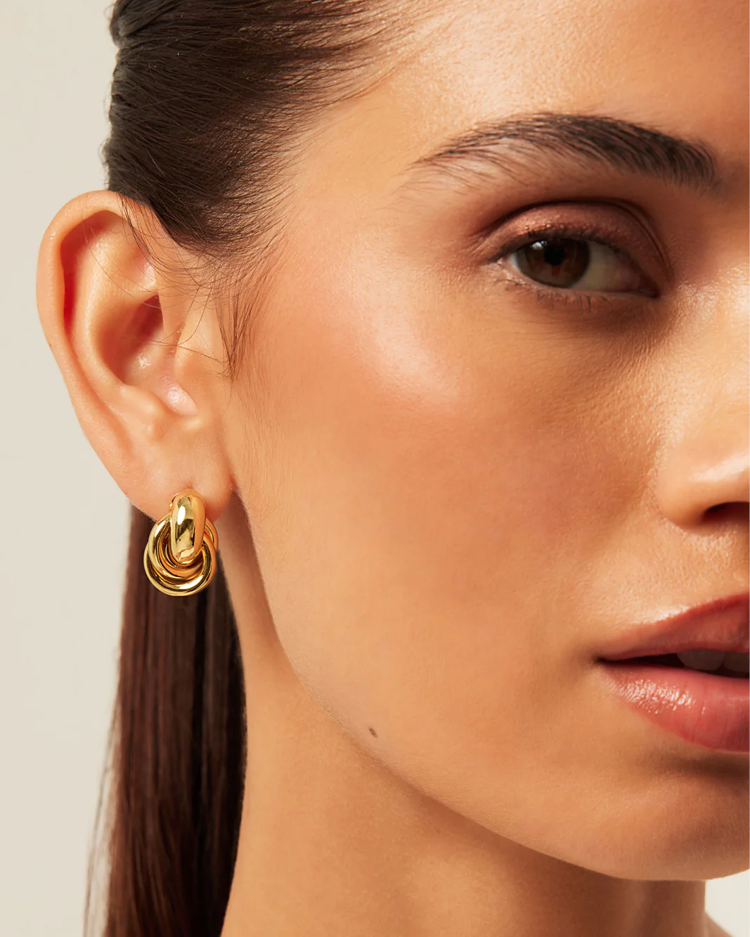 BRIELLE EARRINGS 3 PACK - GOLD PLATED 18K