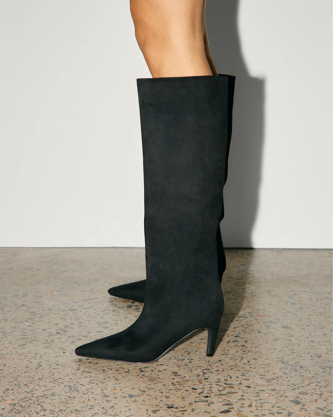WHIMSY - BLACK SUEDE