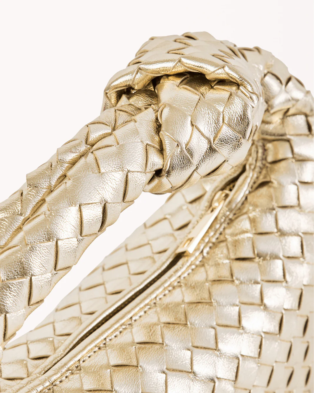 KERI HANDLE BAG - GOLD METALLIC