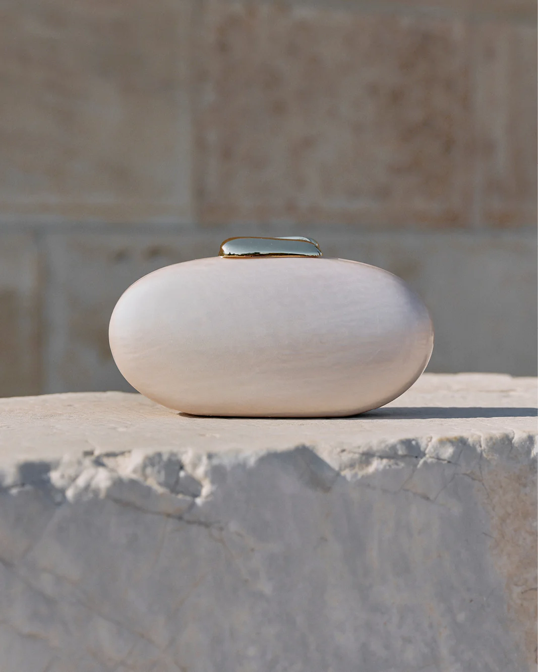 AMINA CLUTCH BAG - IVORY