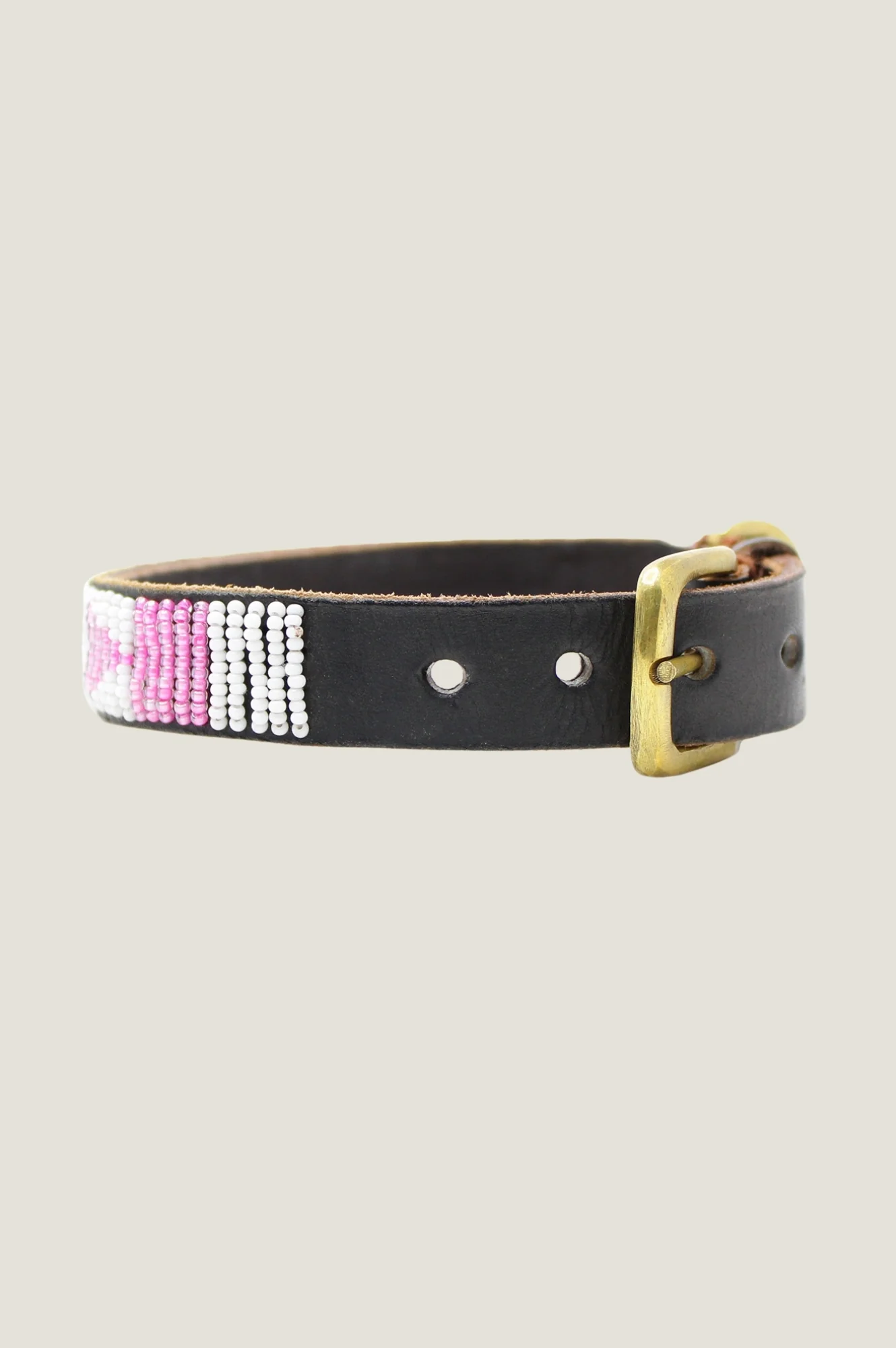 Arrow Dog Collar | Pink/White