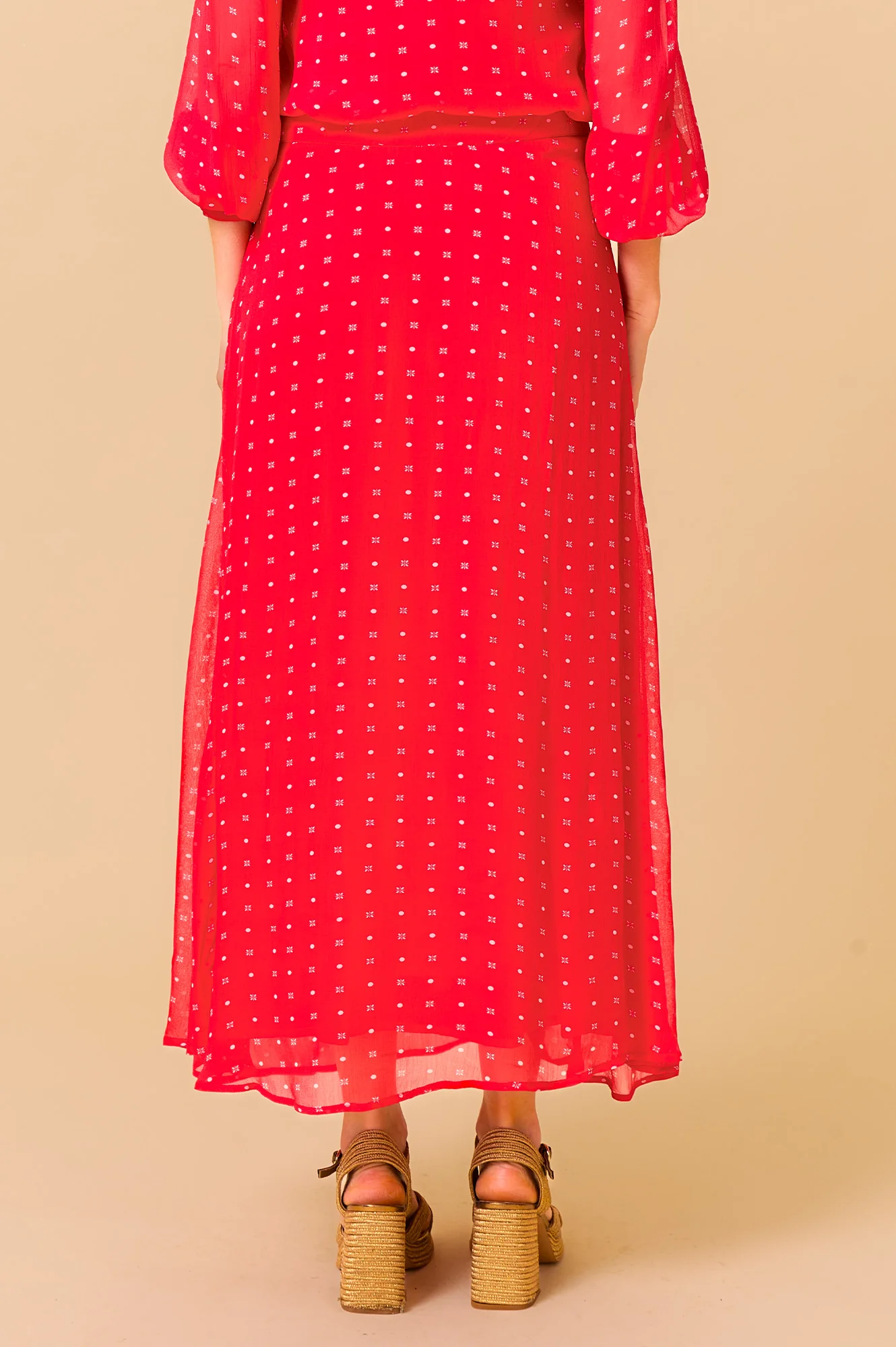 Kate Skirt | Polka Dot Red/White