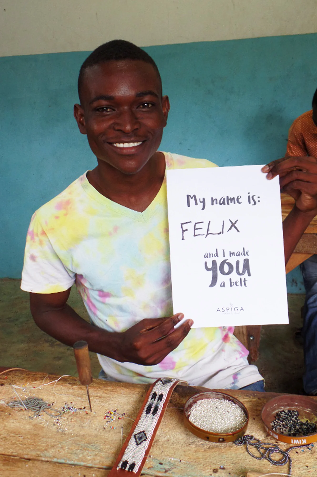 Shell Leather Belt | Multi