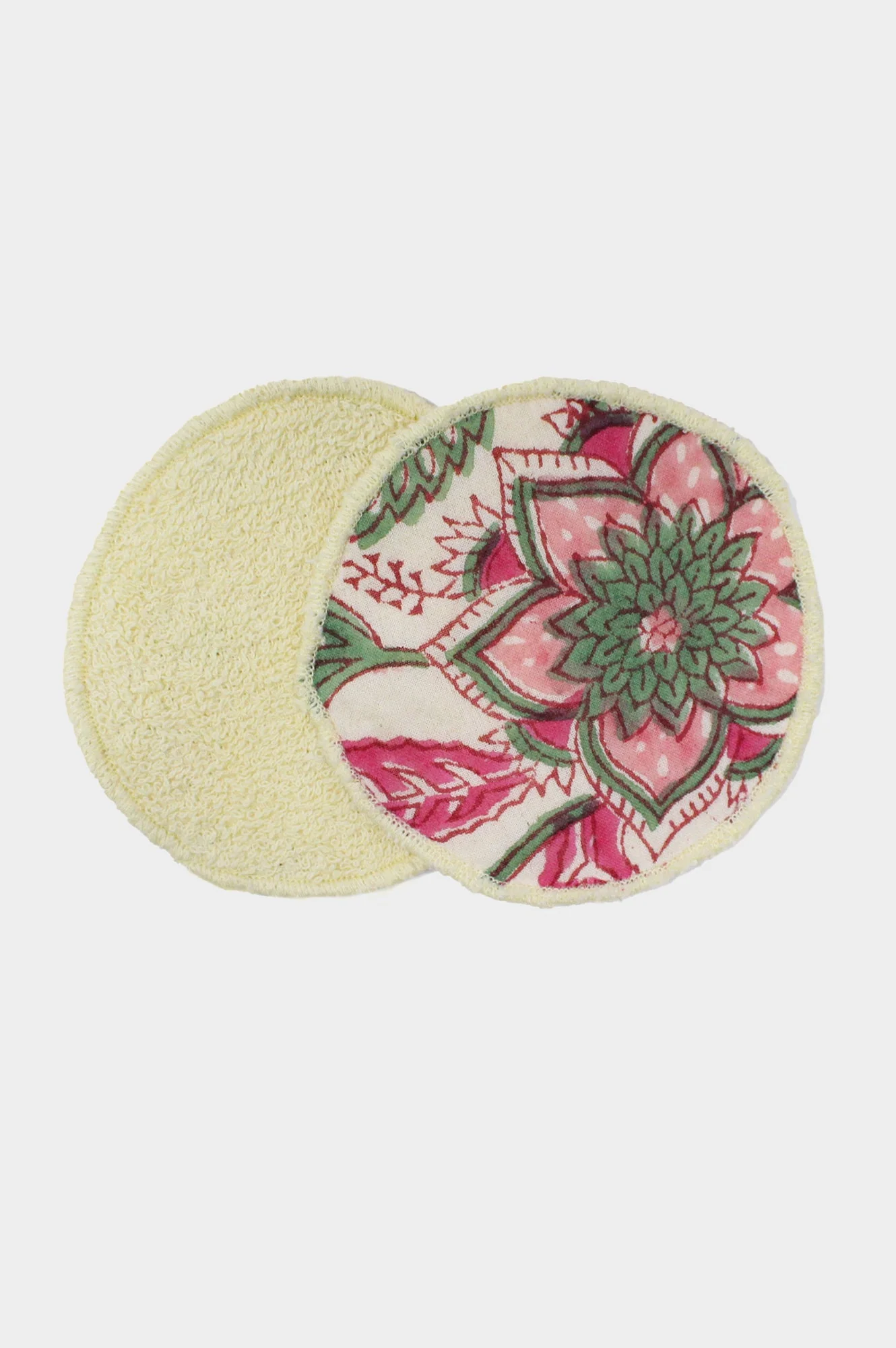 Face Pads | Flower Pink/Green