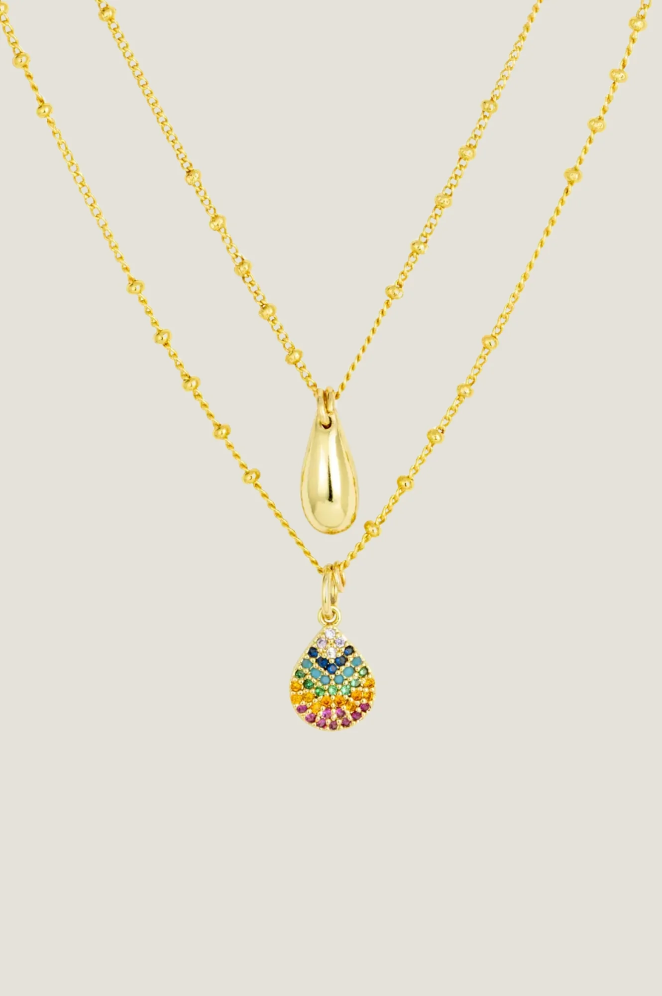 ASHIANA Jenny Necklace | Gold/Multi