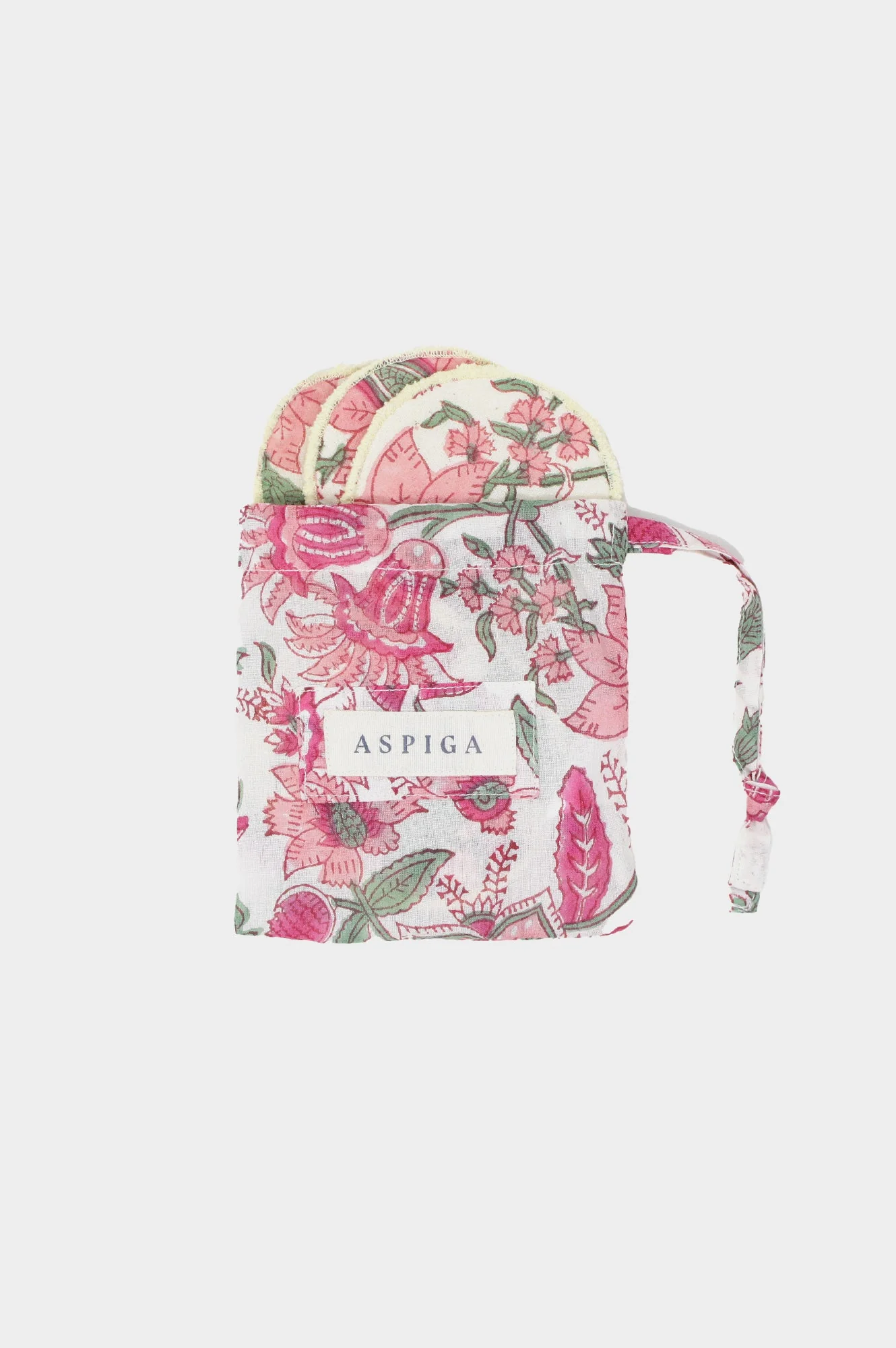 Face Pads | Flower Pink/Green