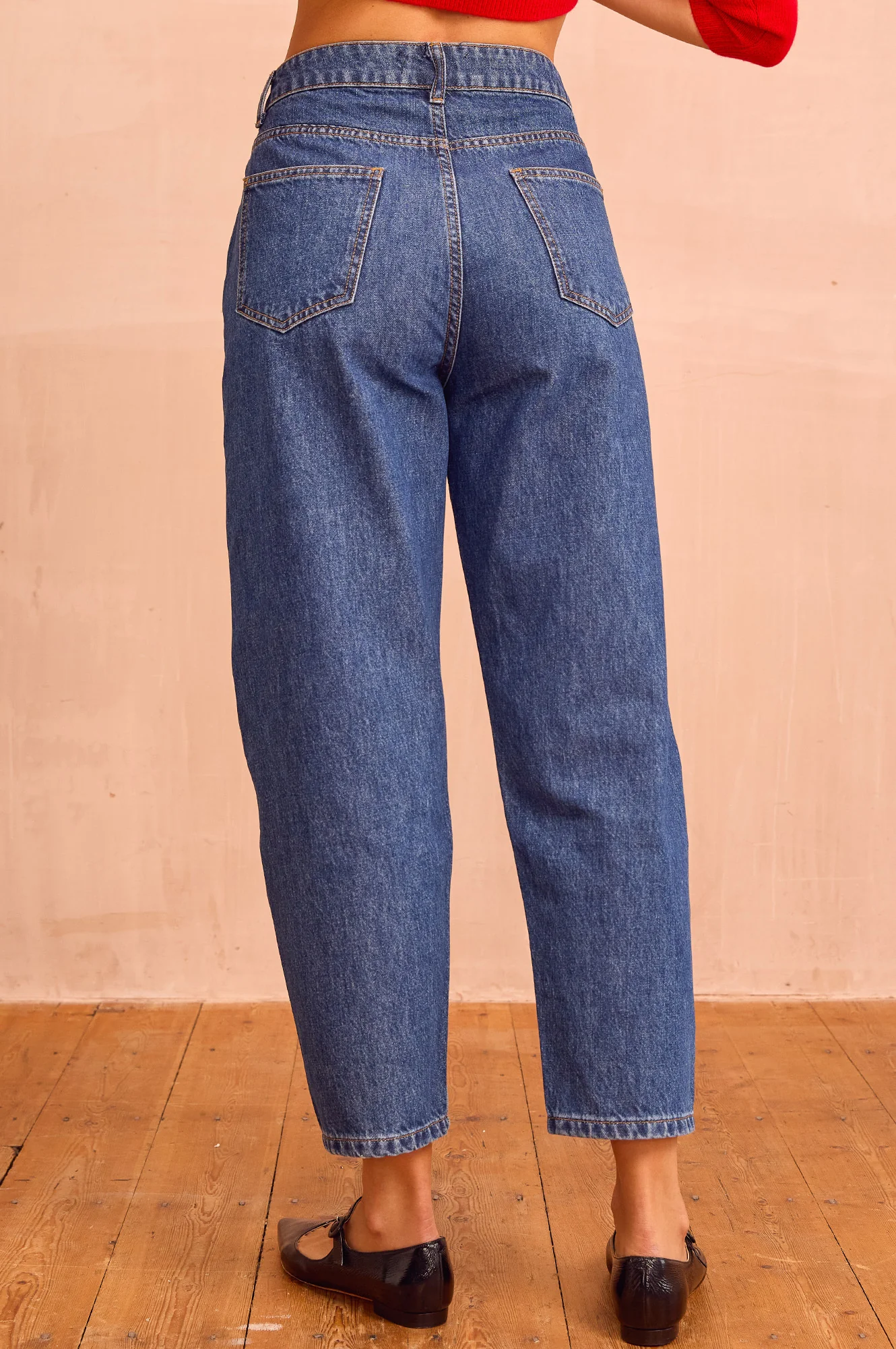 Organic Cotton Barrel Jean | Mid Wash