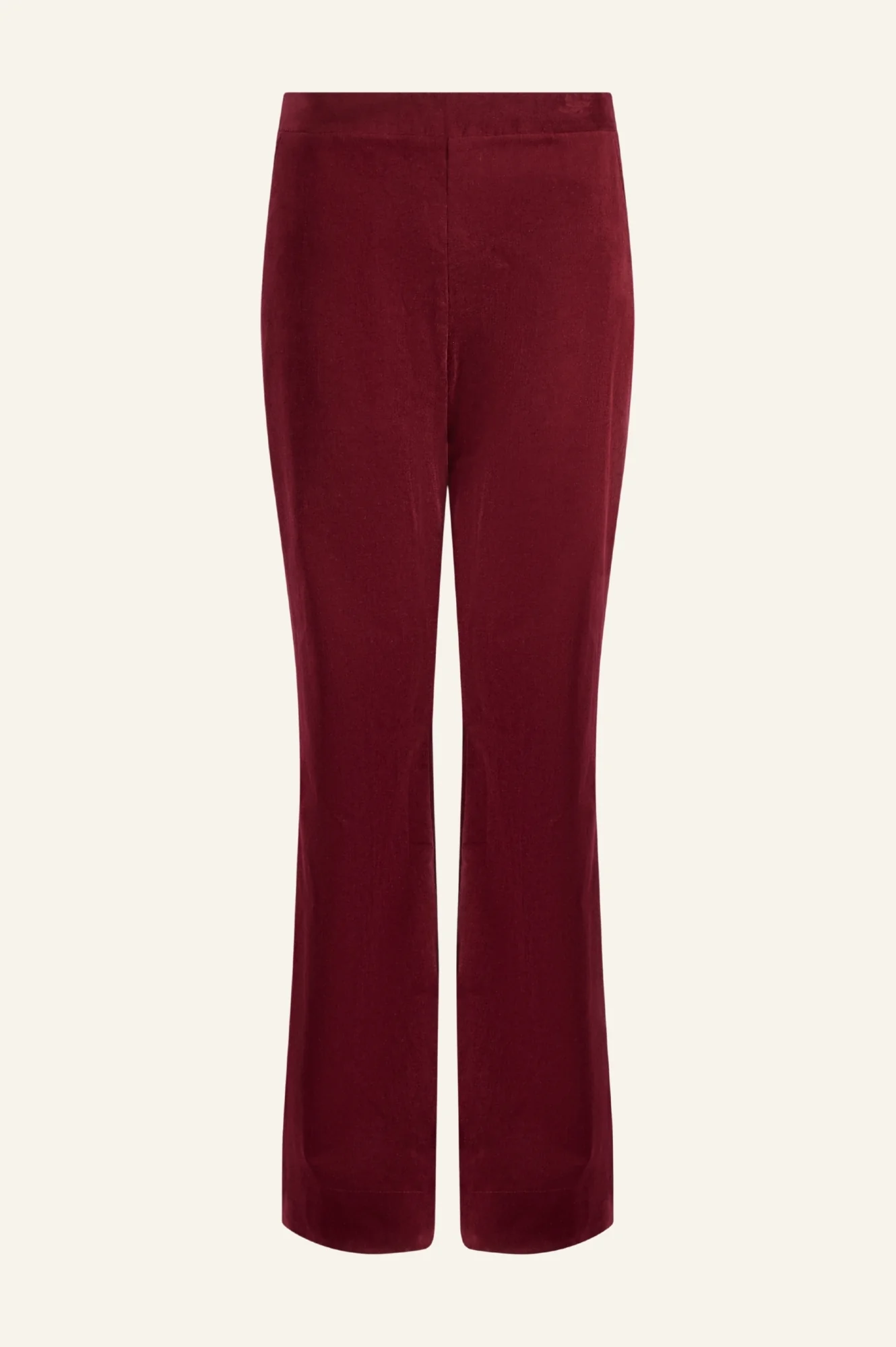 Juliette Stretch Corduroy Trouser | Burgundy