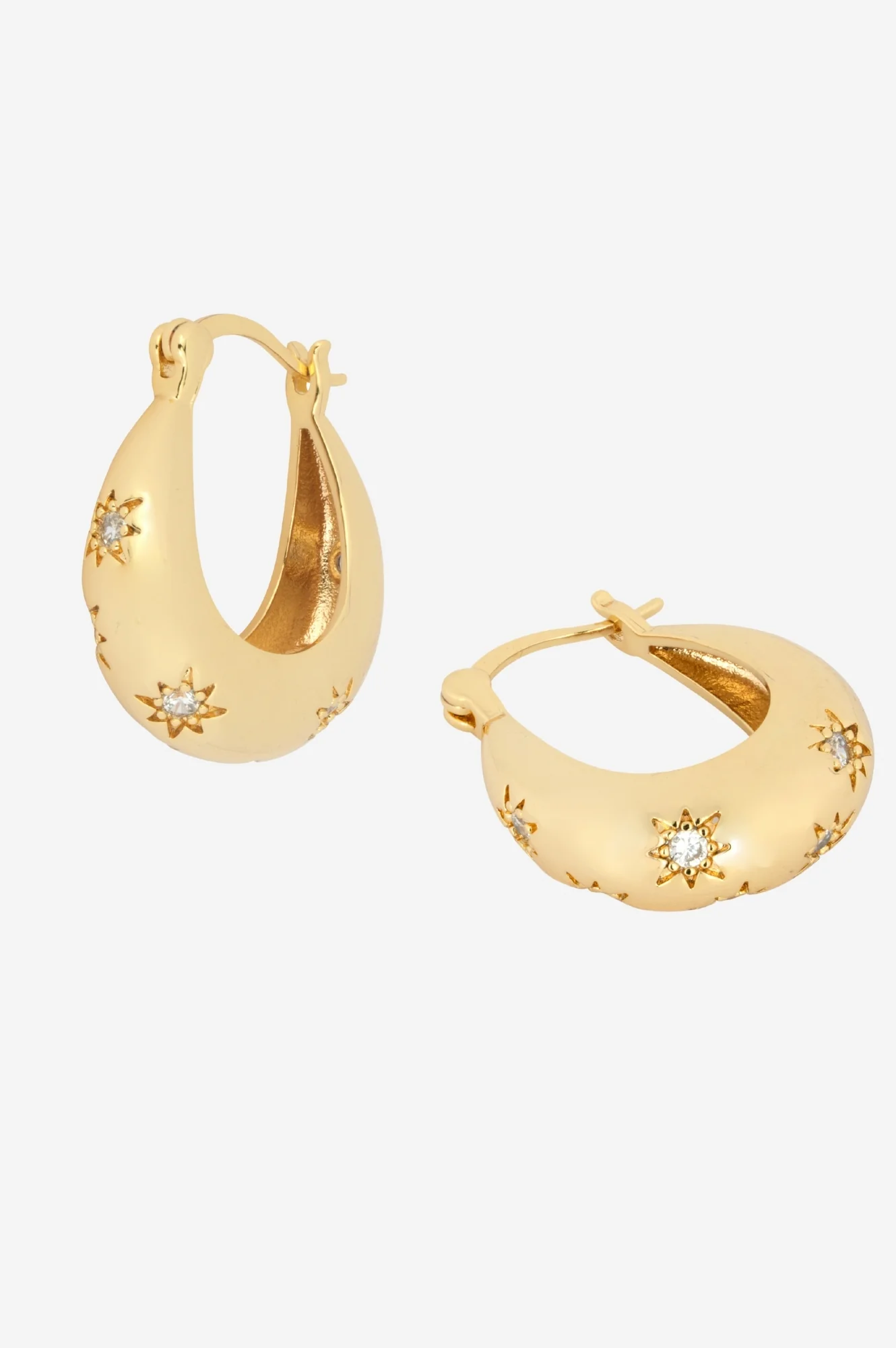 Cara Hoop Earrings | Gold