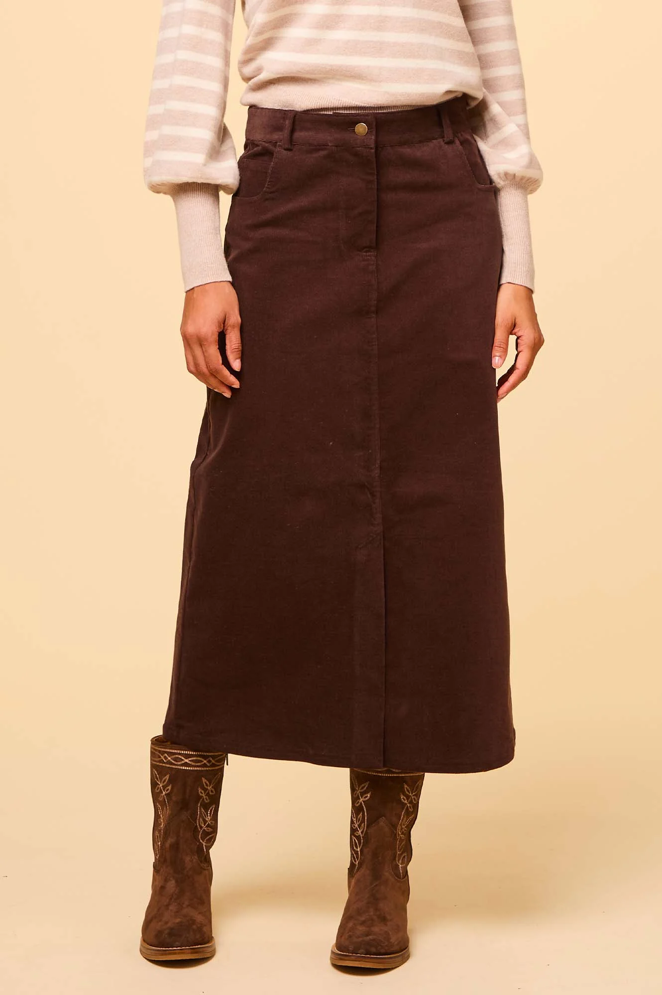 ALPE Ella Suede Boots | Chocolate