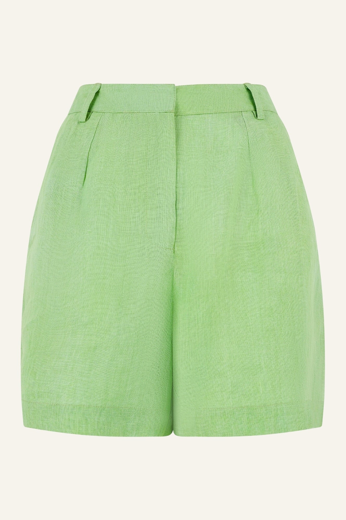 Alexandra Short Linen Shorts | Green