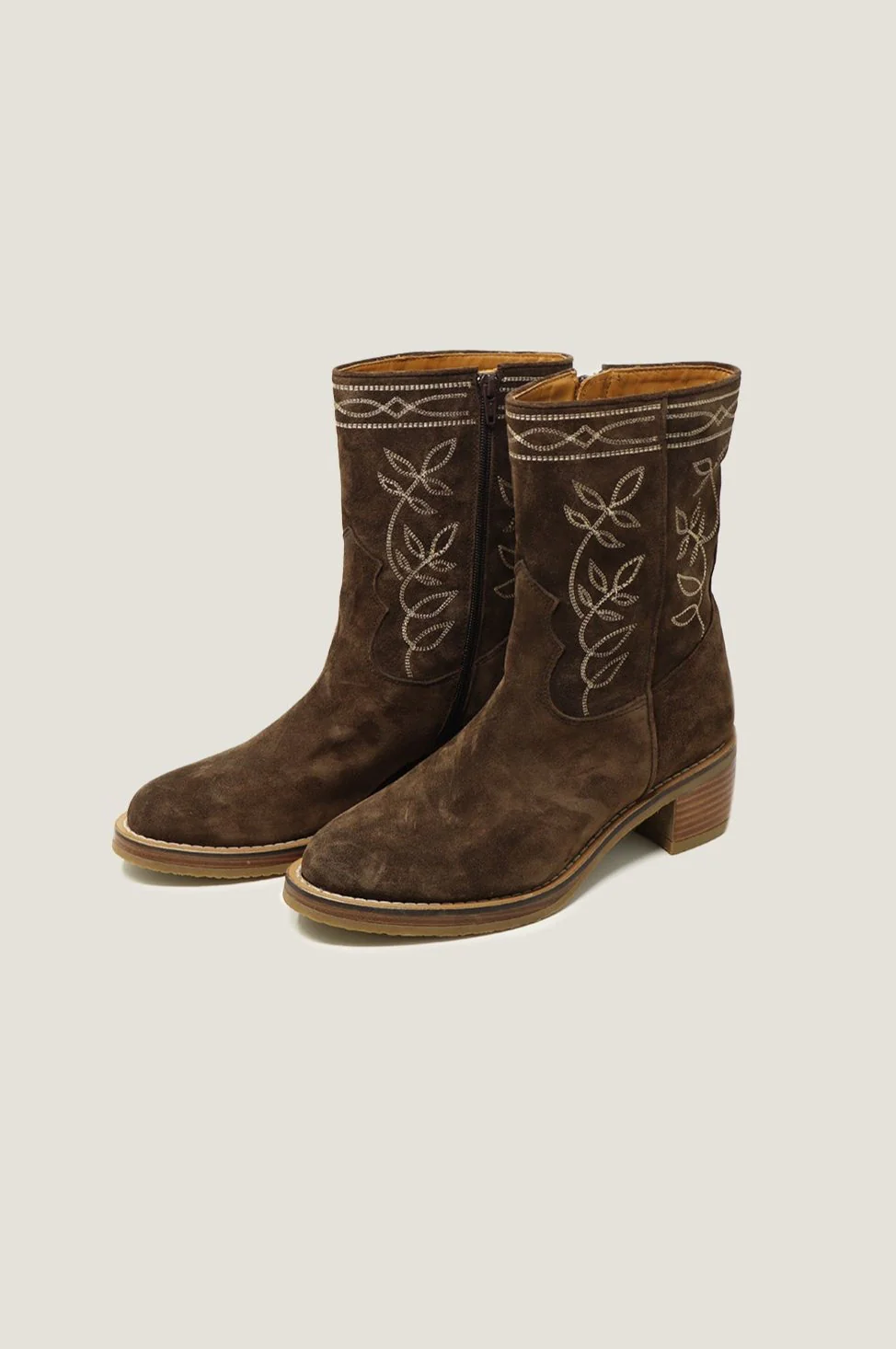 ALPE Ella Suede Boots | Chocolate