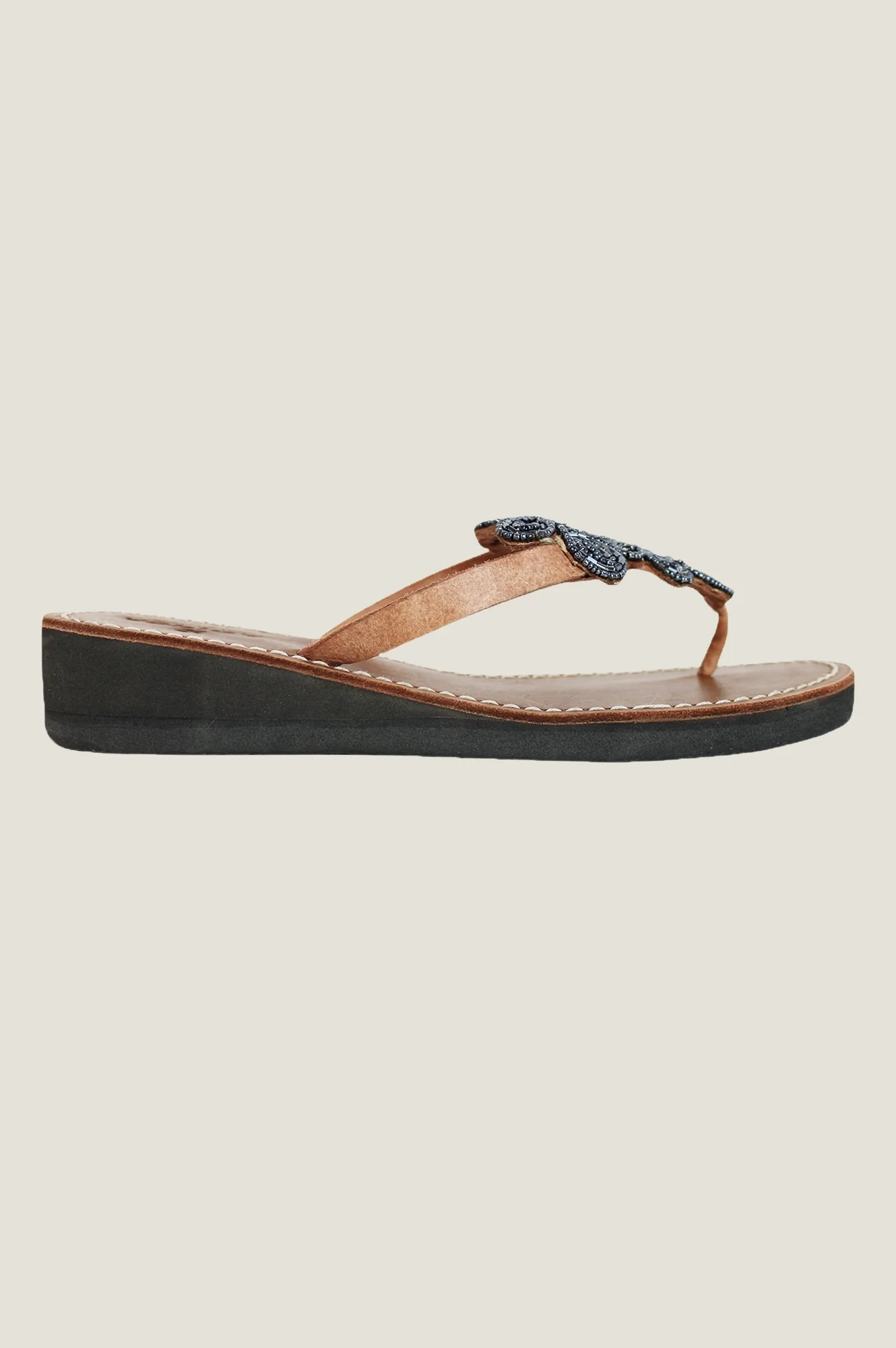 Mia Full Beaded Heel Sandals | Bullet