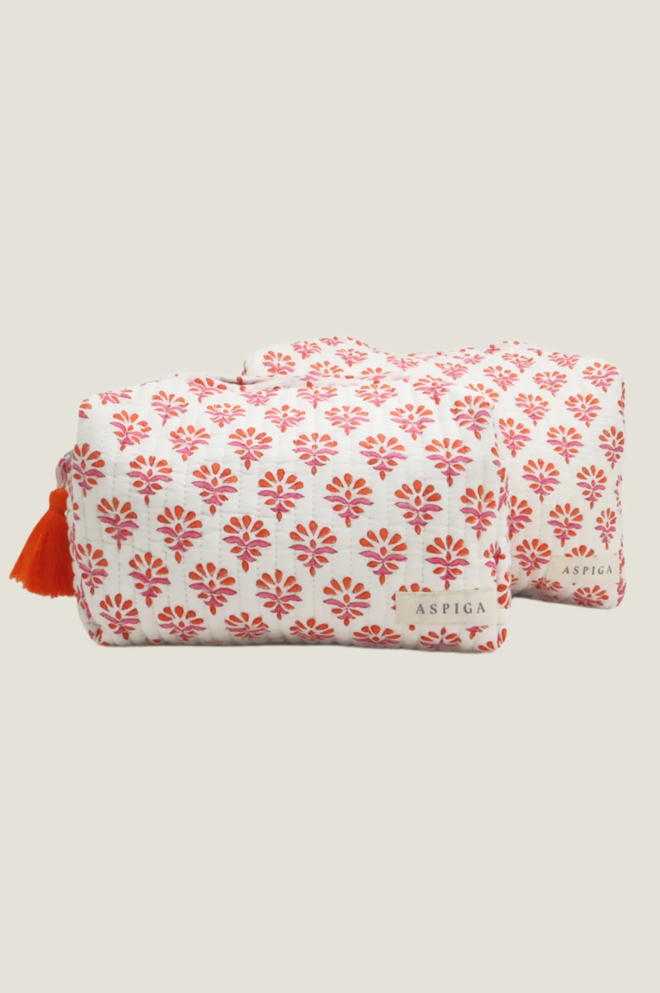 Medium Wash Bag | Hot Coral