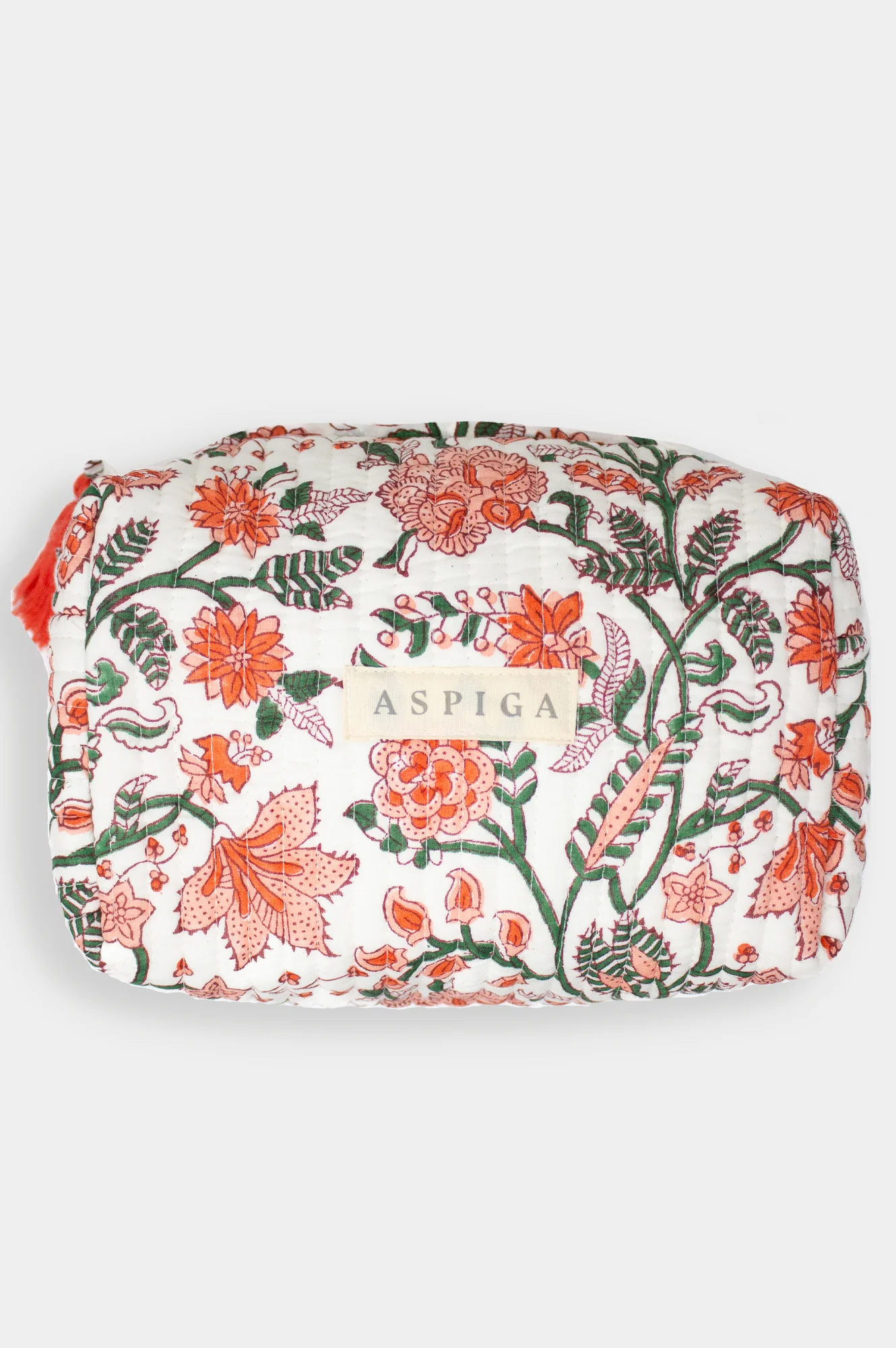 Large Wash Bag | Gardenia Pink/Green