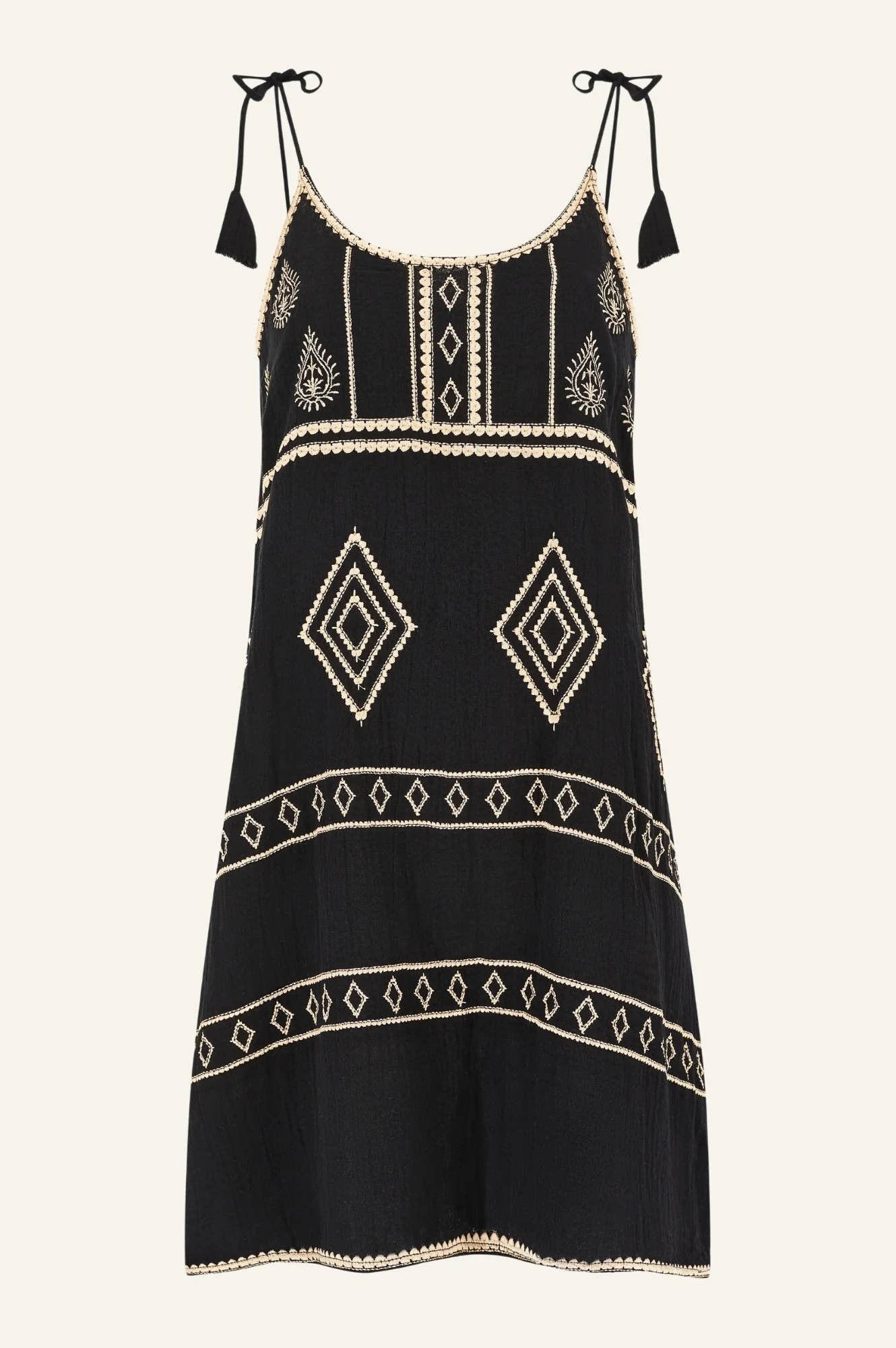 Imogen Dress | Black/Gold