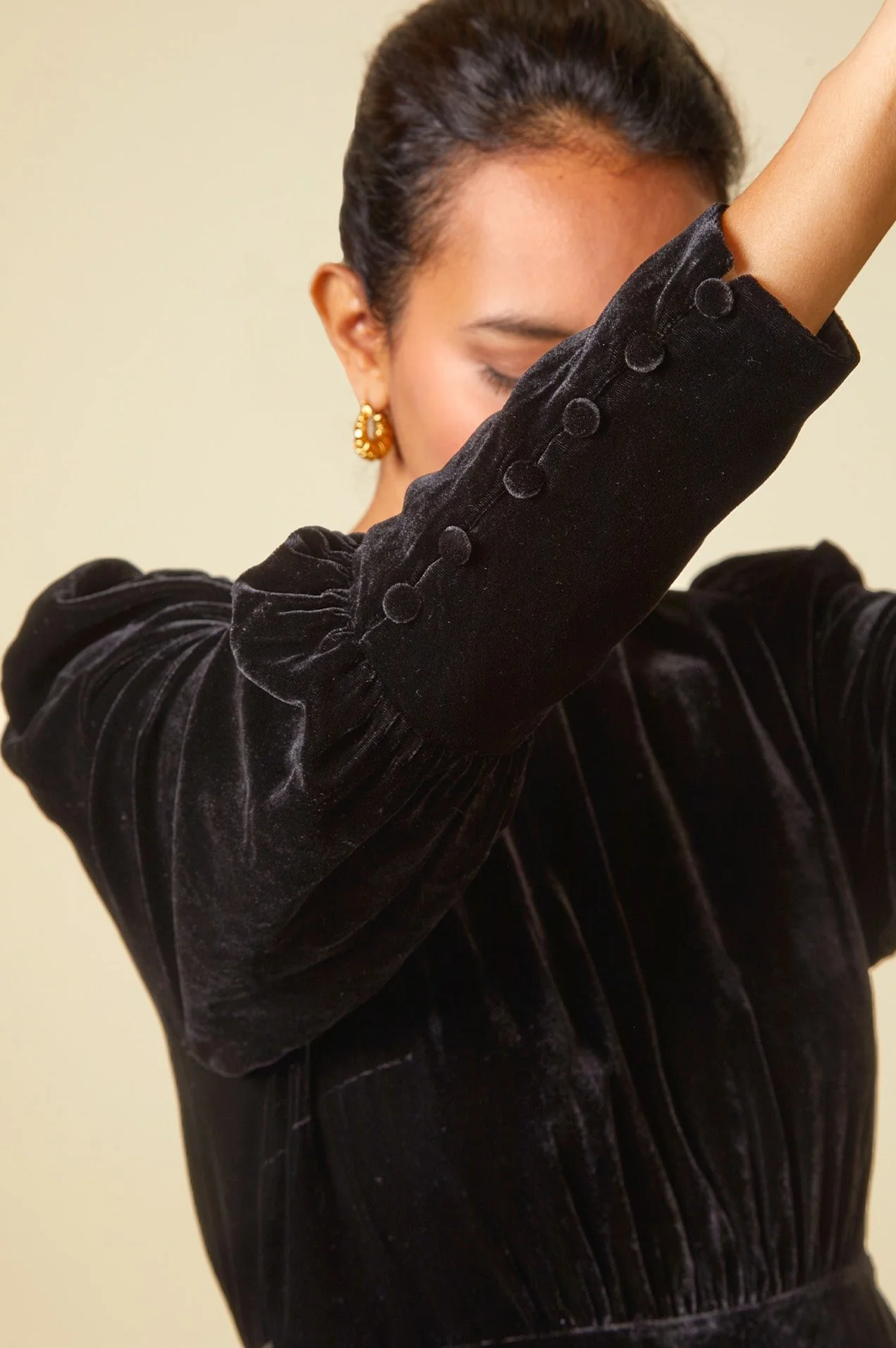 Esmee Velvet Dress | Black