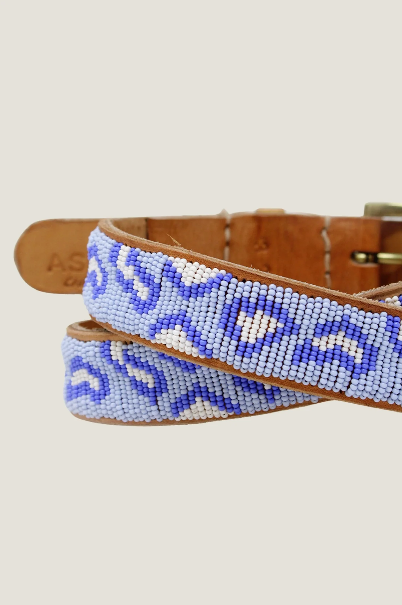 Cheetah Belt | Blue/White