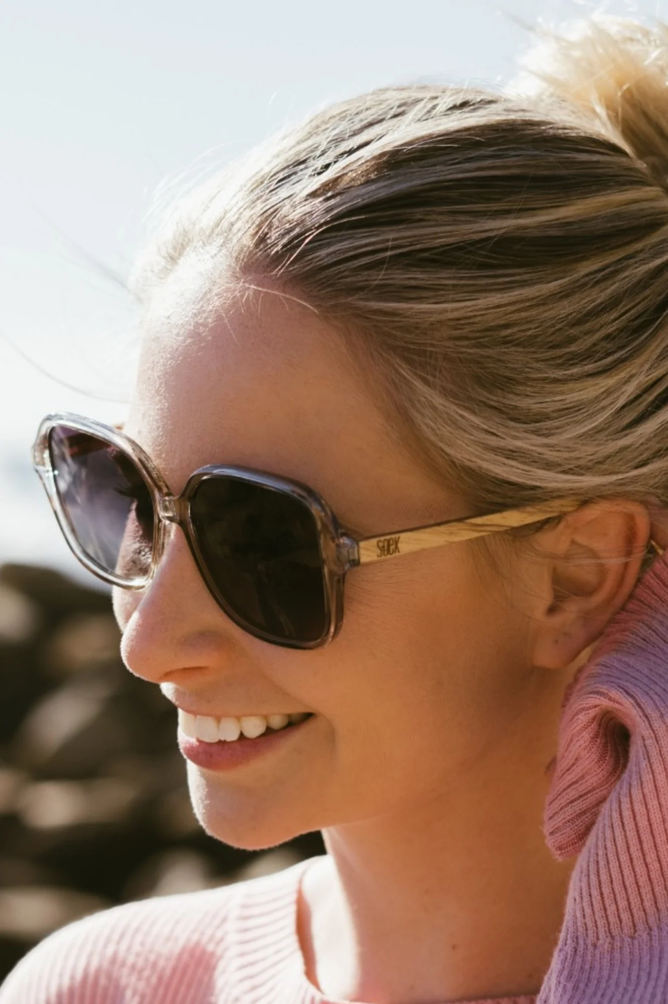 SOEK Scarlett Sunglasses | Grey Mist