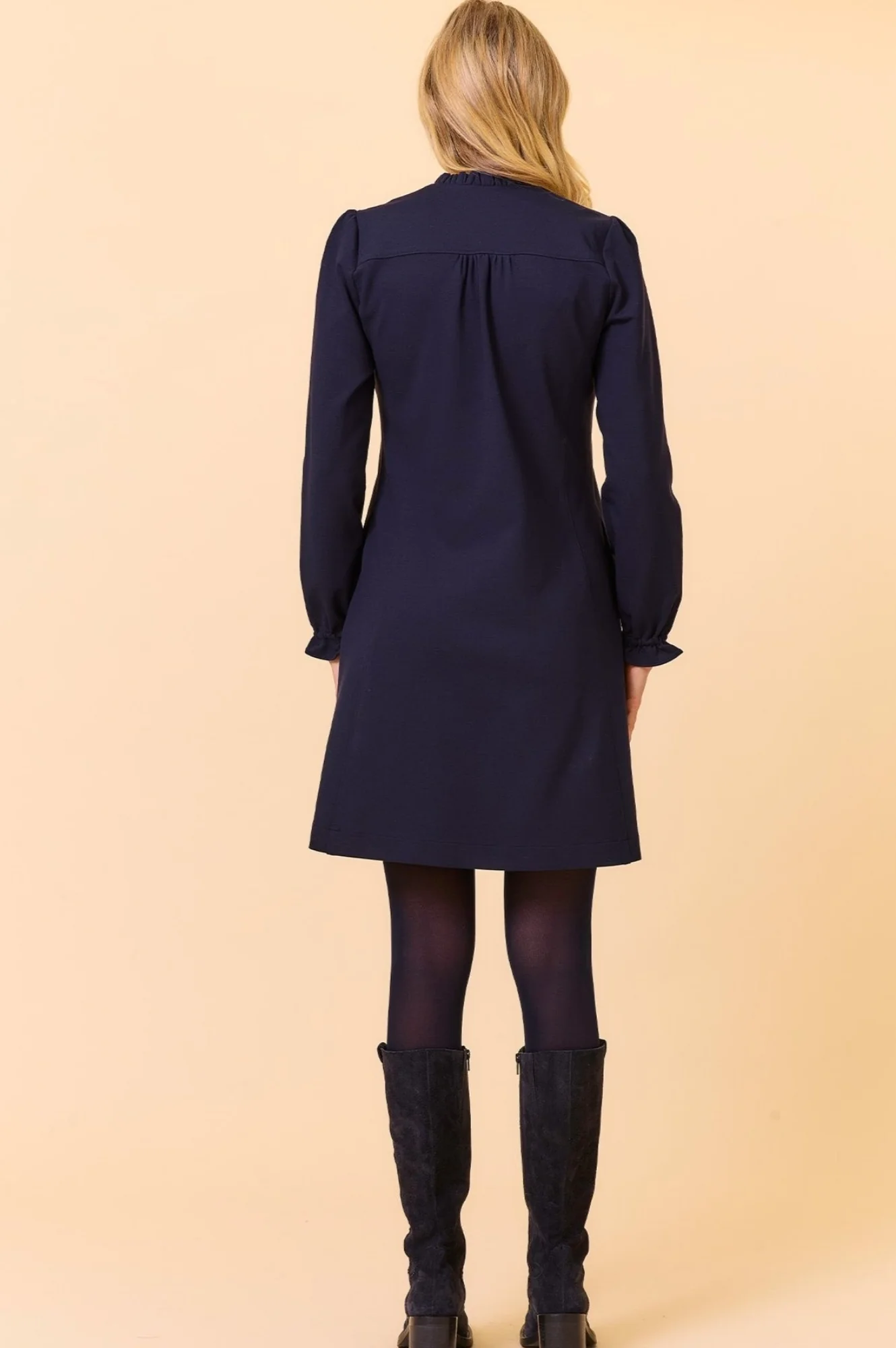 Bridie EcoVero™ Mini Dress | Navy