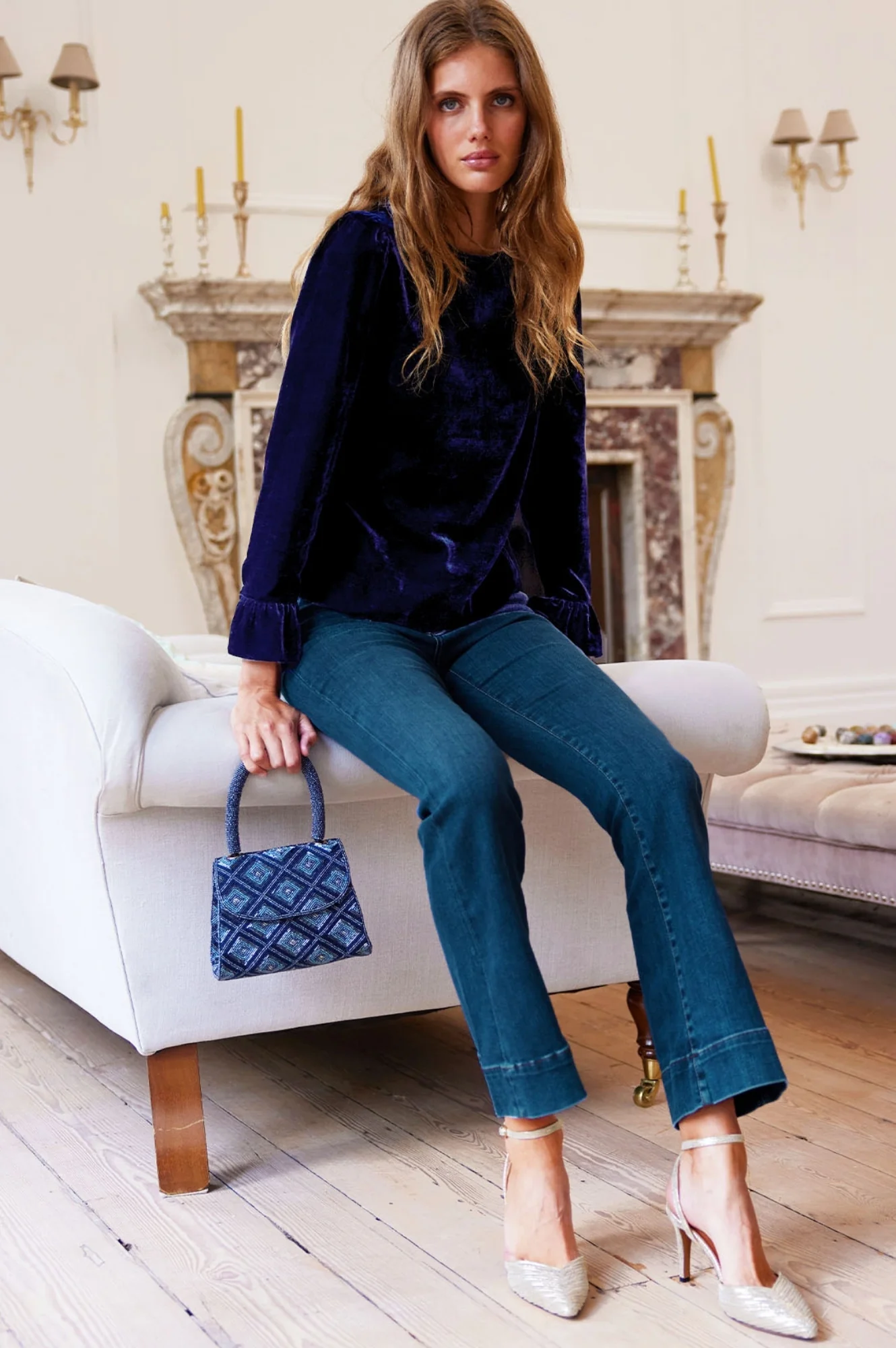 Kick Flare Jeans | Mid Denim