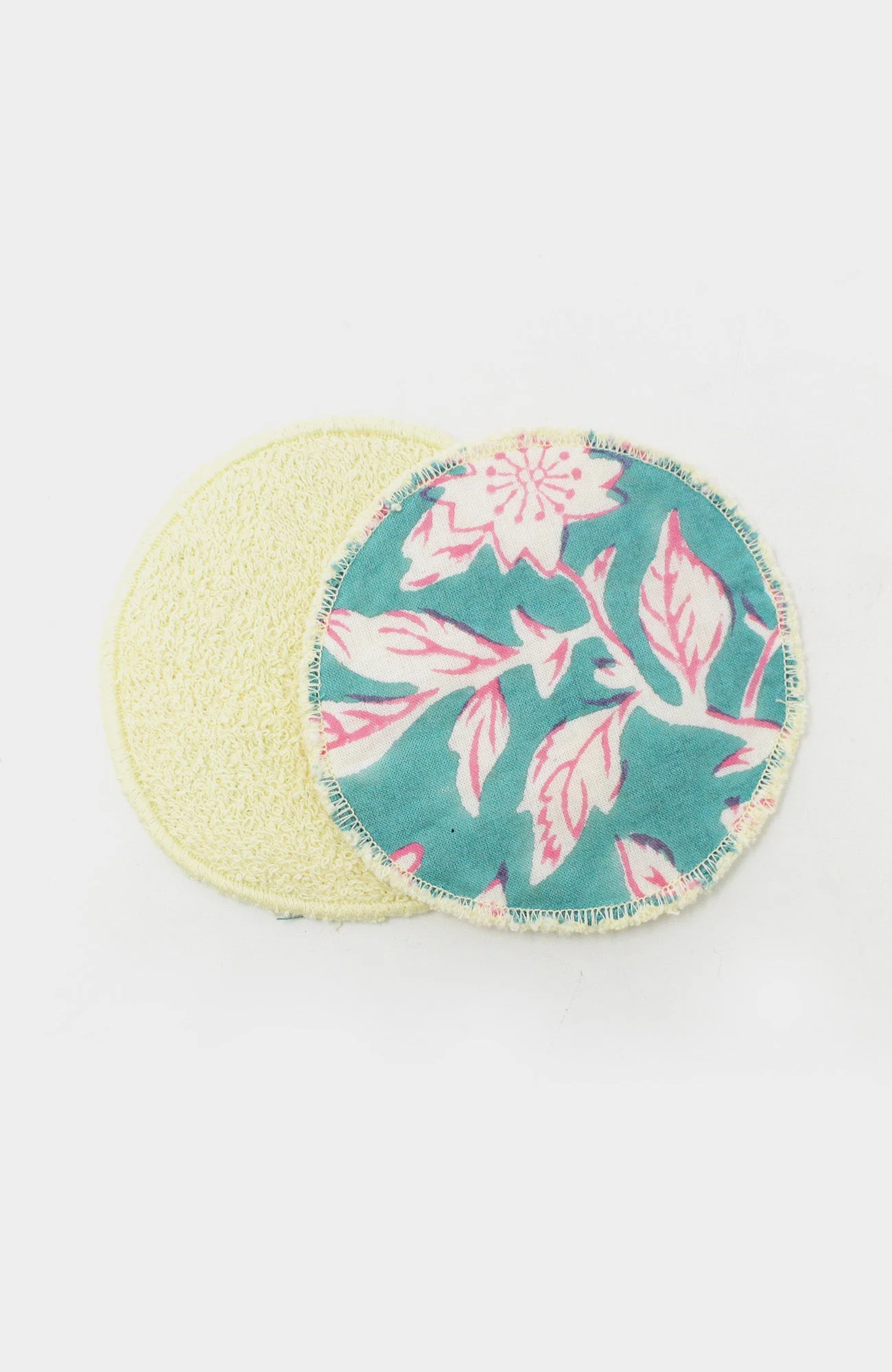 Face Pads | Japanese Flower Sea Green