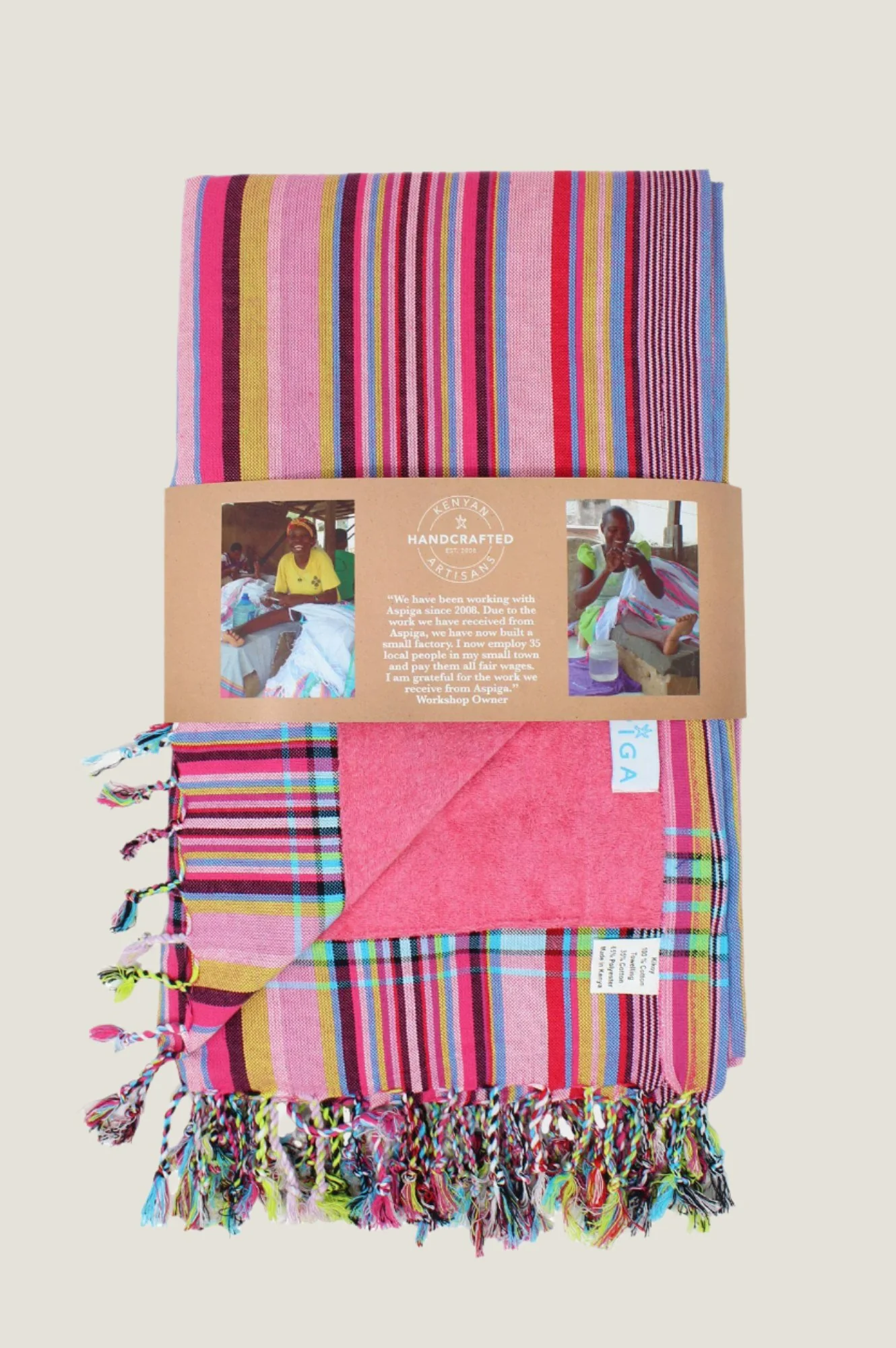 Kikoy Towel | Lenha Pink