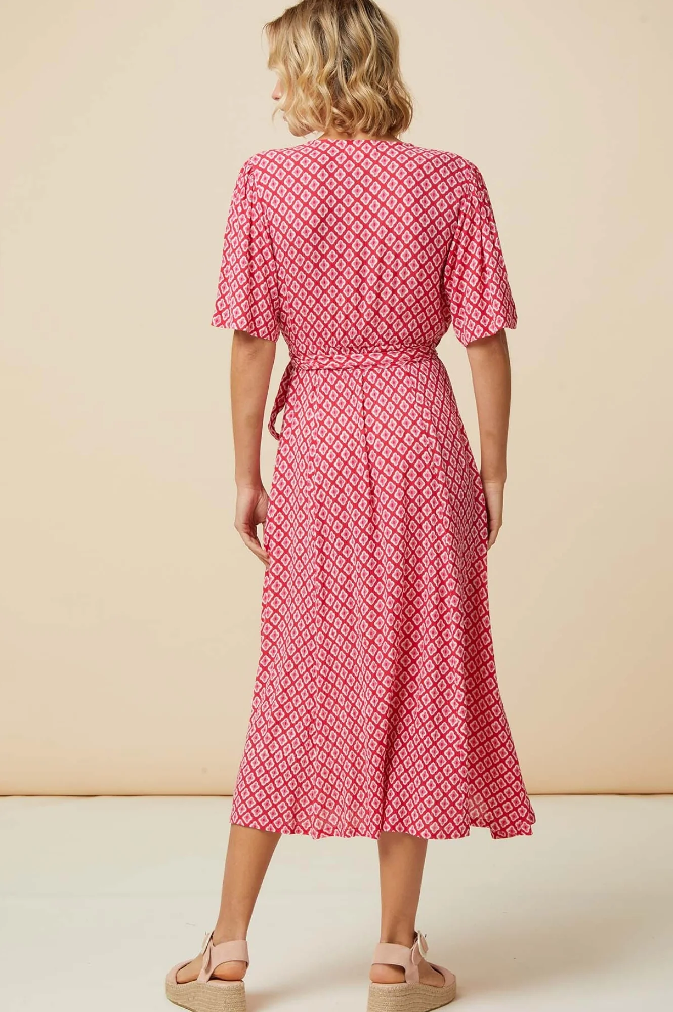 Shelley Wrap Dress | Cerise/Pink