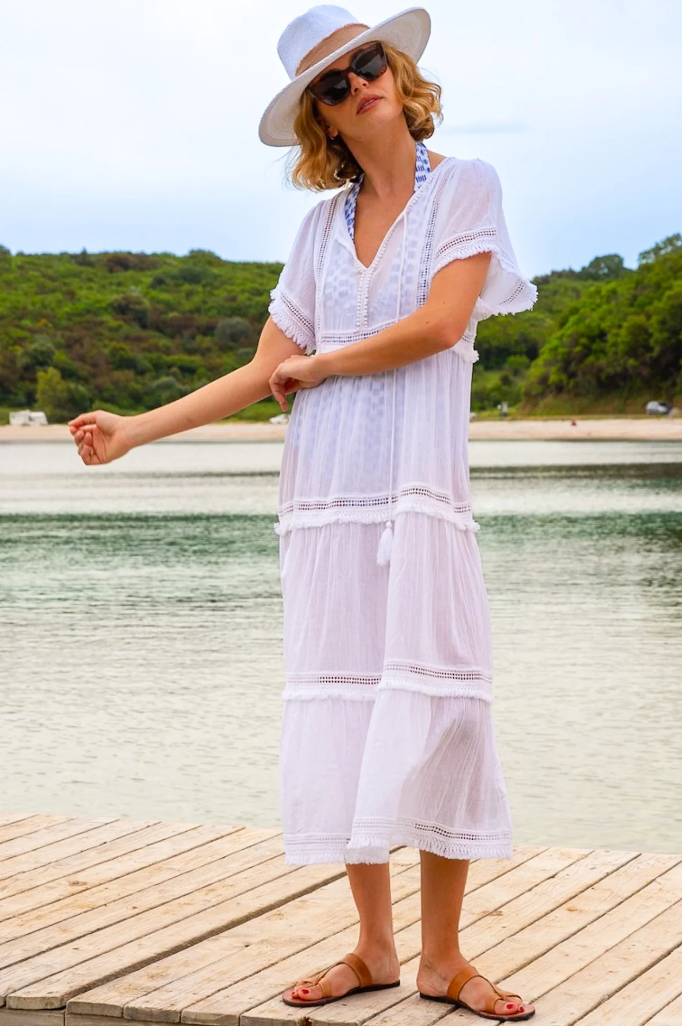 Malaya Kaftan | White