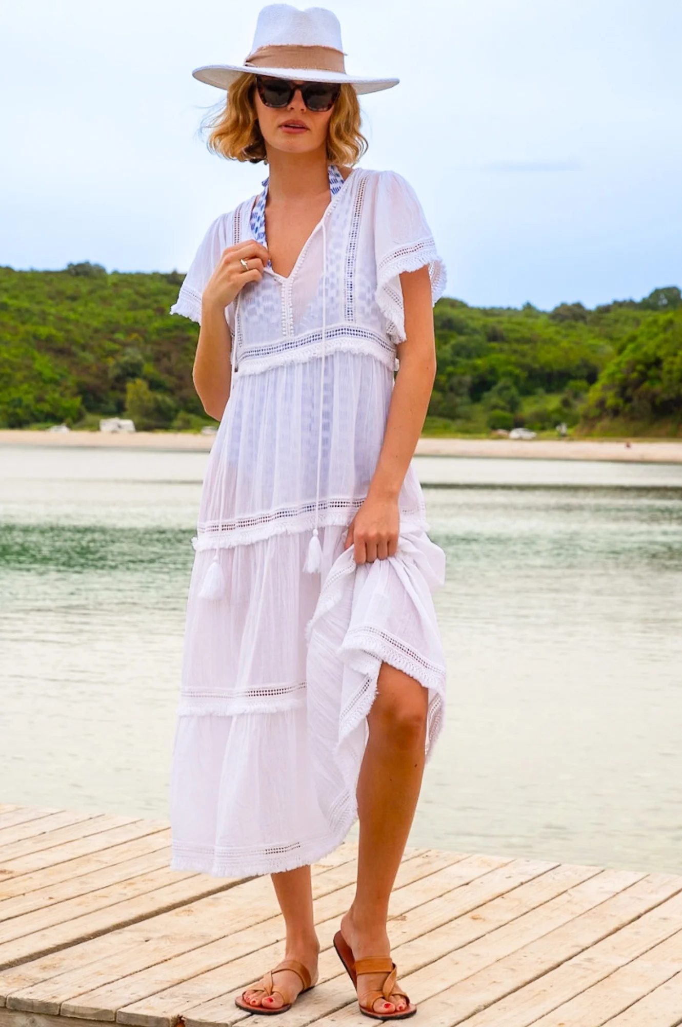 Malaya Kaftan | White