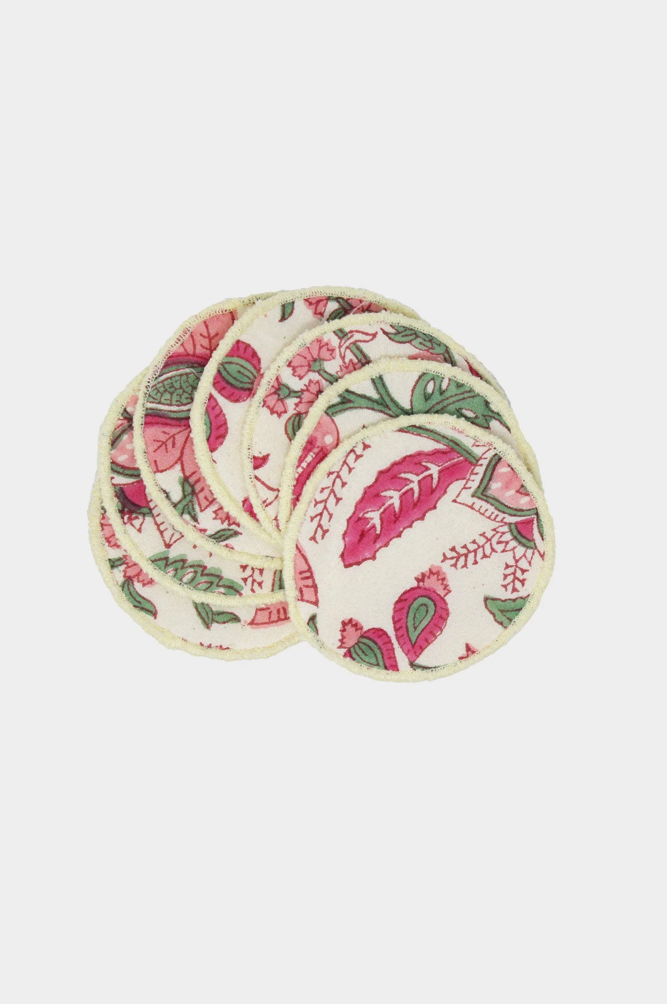 Face Pads | Flower Pink/Green