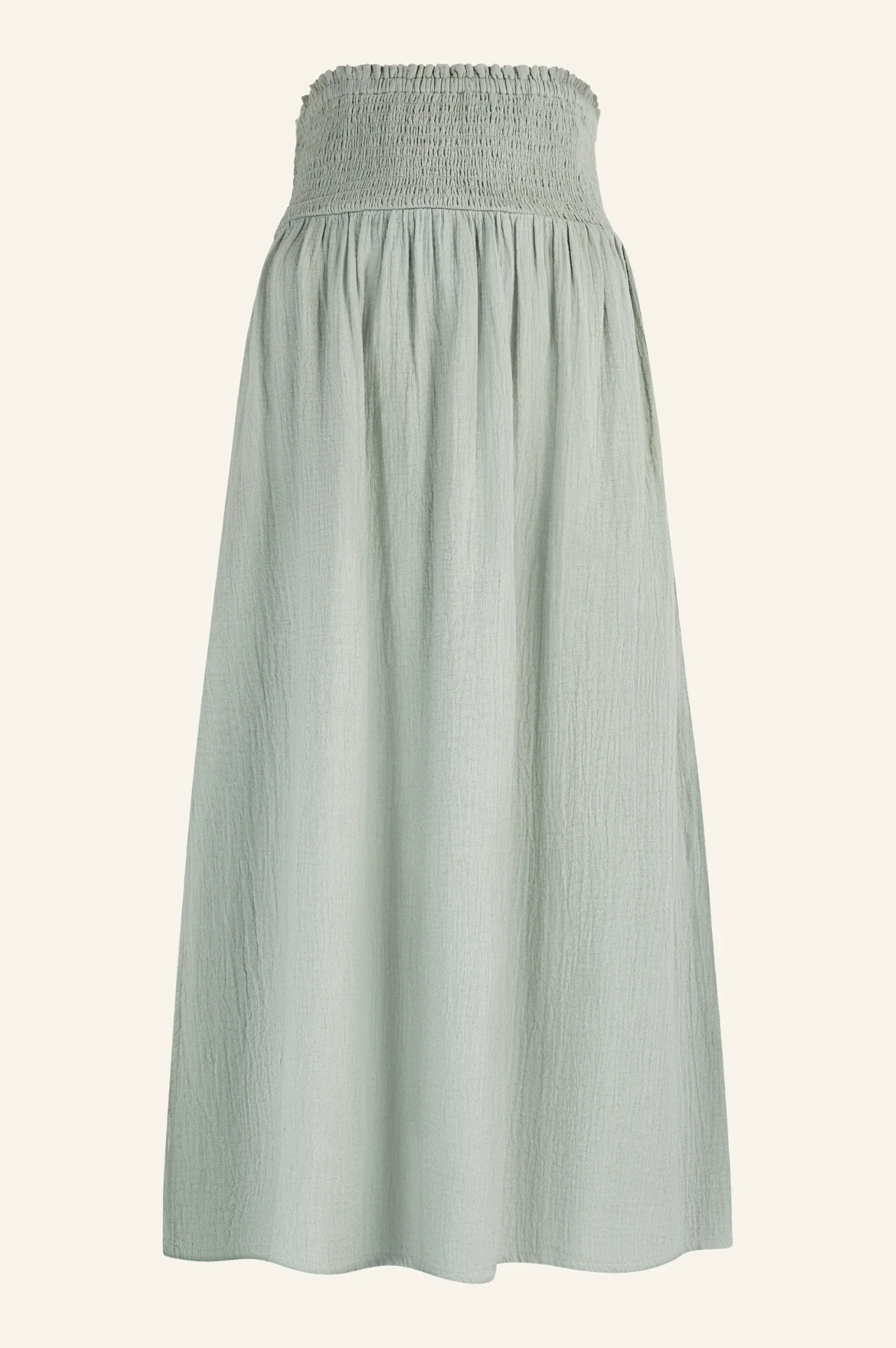 Brady Cheesecloth Skirt | Light Khaki