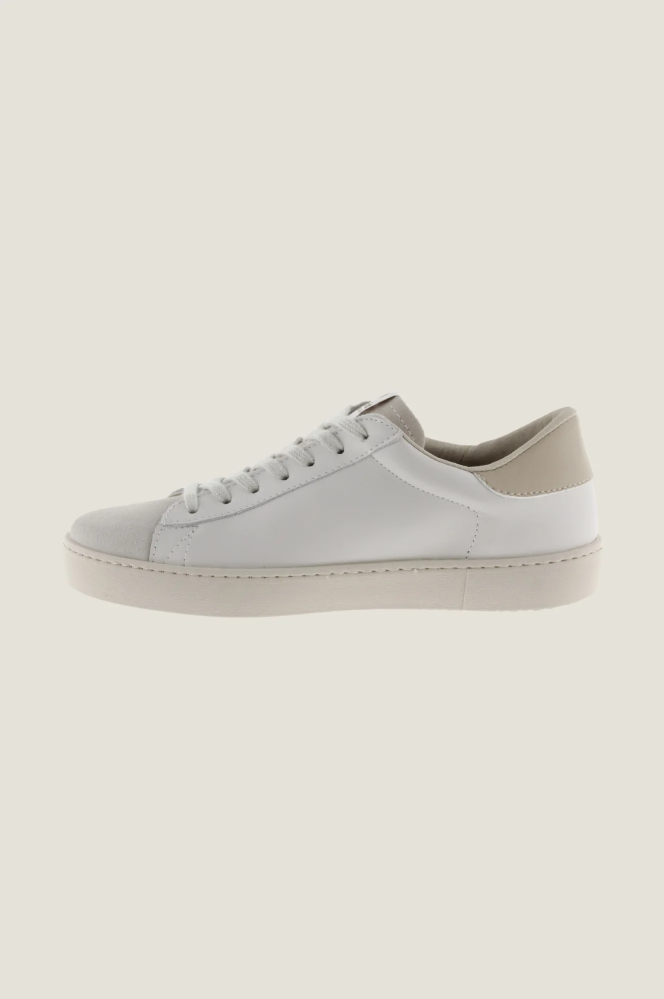 VICTORIA Berlin Low Top Trainer | White/Taupe